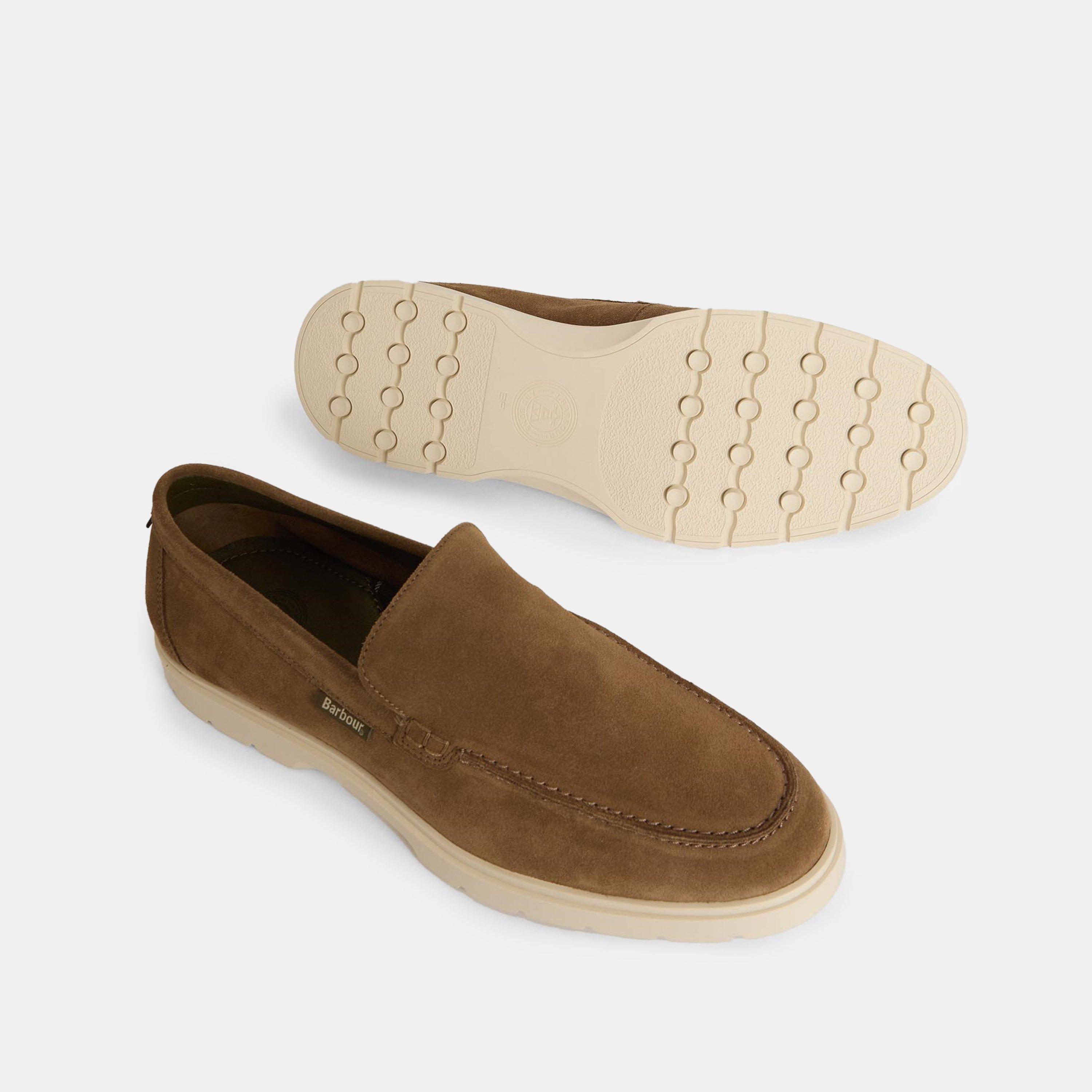 Taupe Suede - Barbour - Carty Loafers - 6