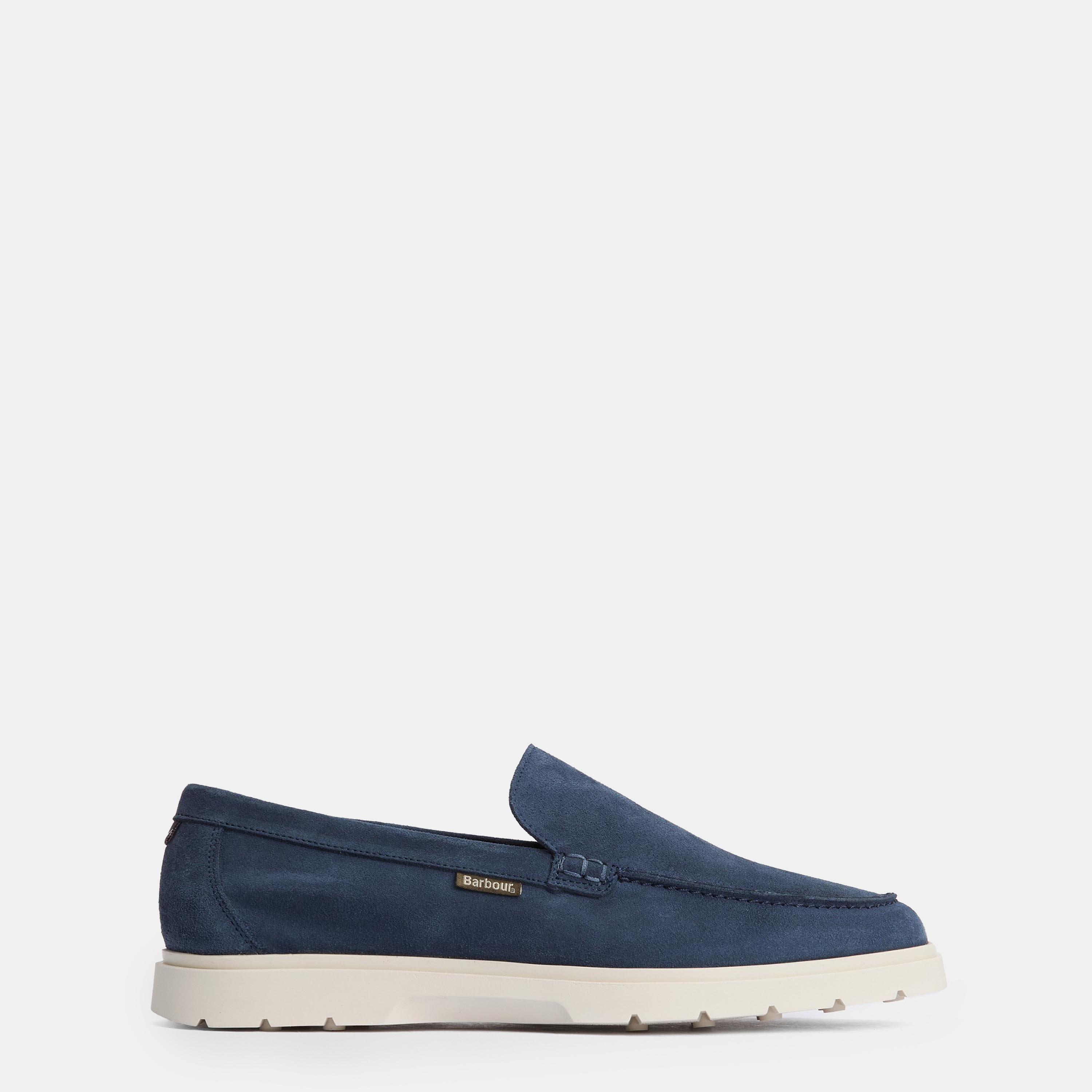 SharkBlue Suede - Barbour - Carty Loafers - 1