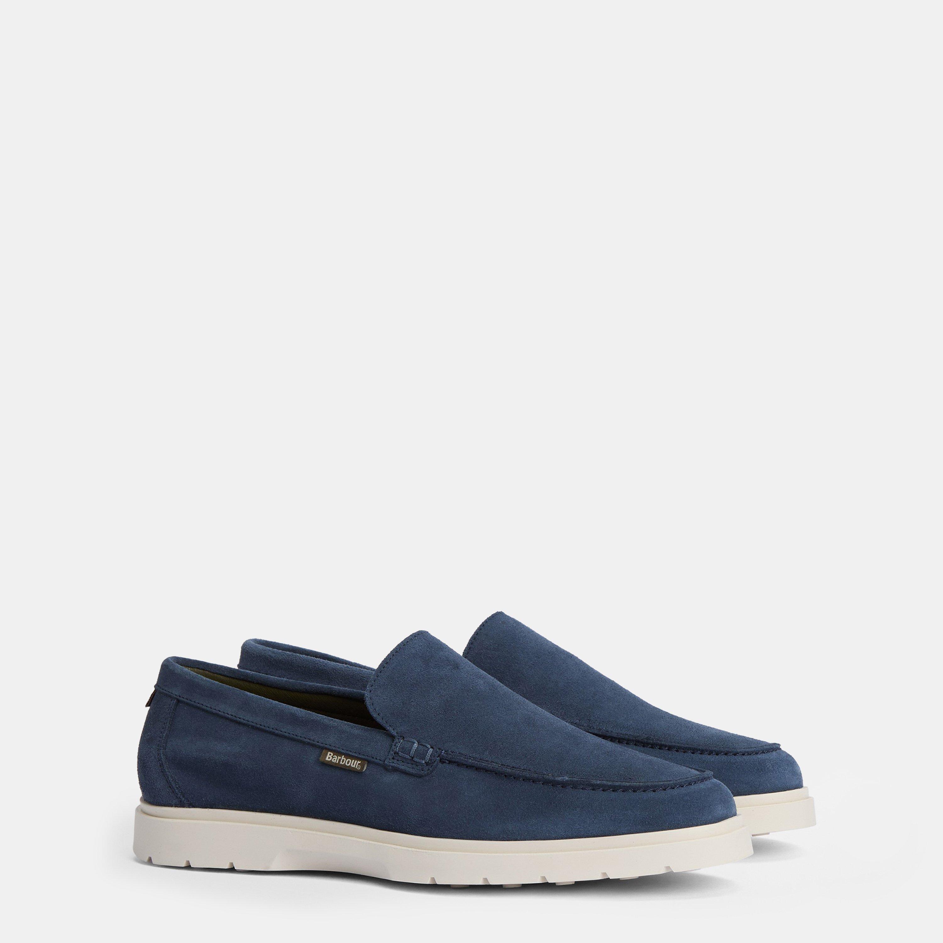 SharkBlue Suede - Barbour - Carty Loafers - 2