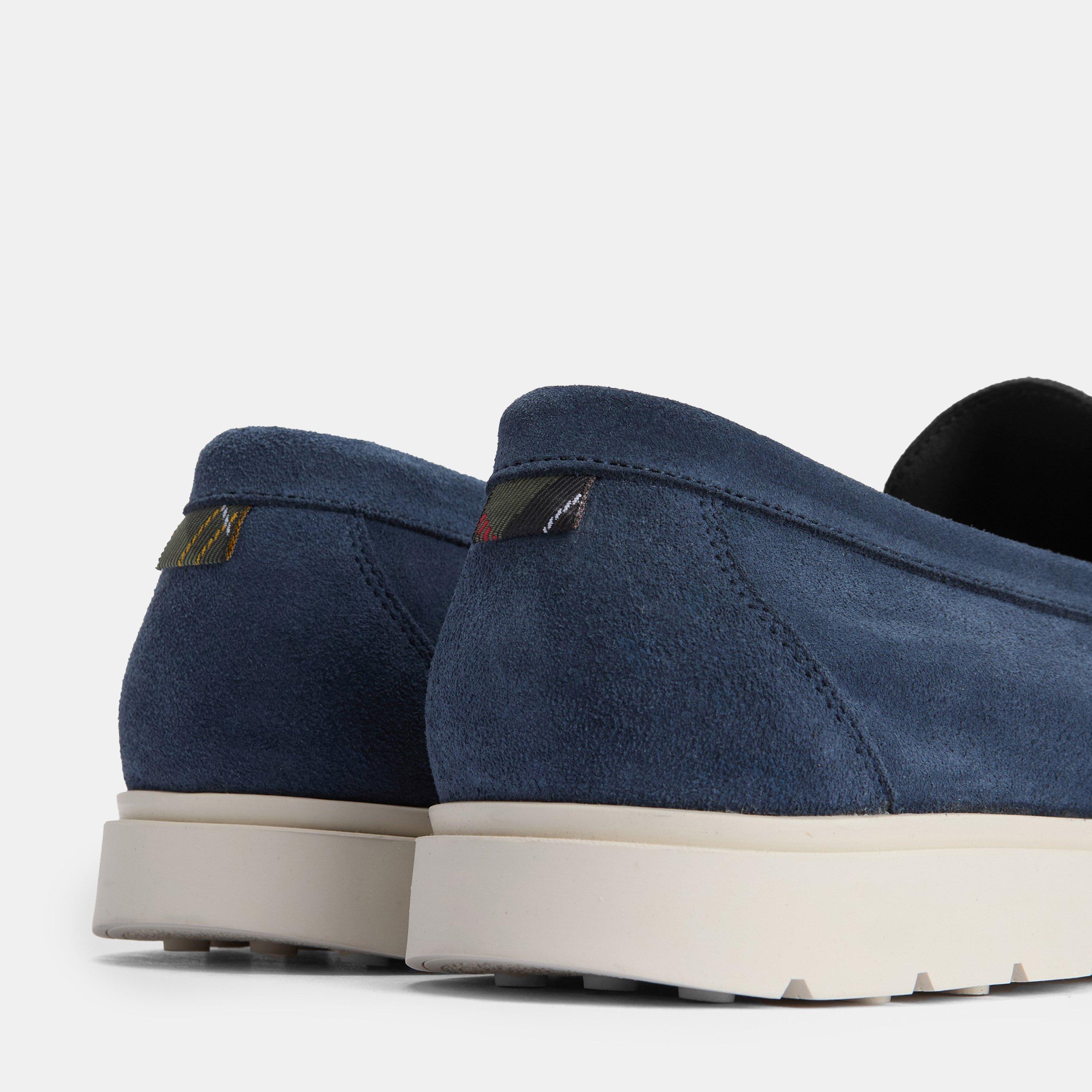 SharkBlue Suede - Barbour - Carty Loafers - 4