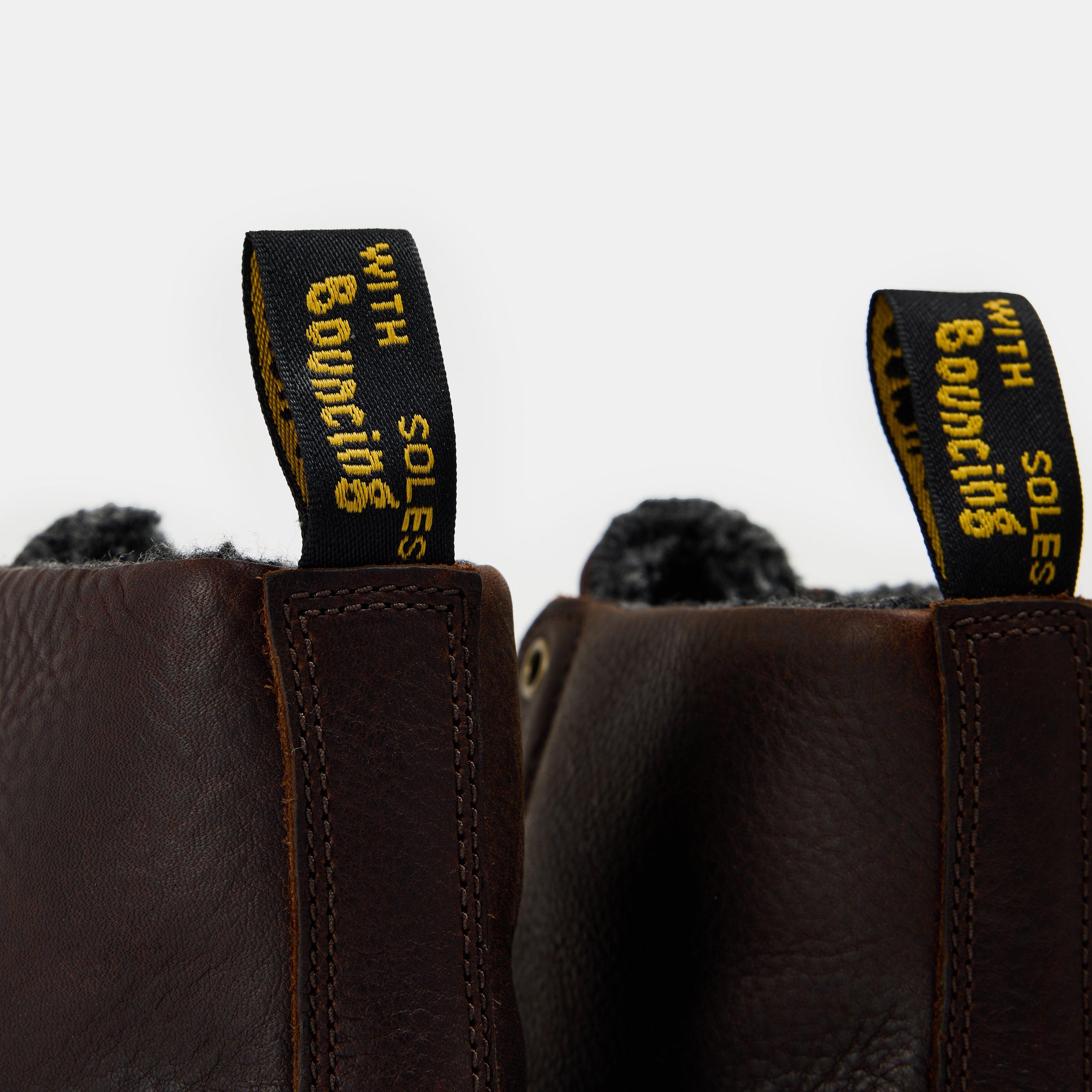 Dark Brown - Dr Martens - Men's Doc Grizzly Hiker Rugged Boots - 4