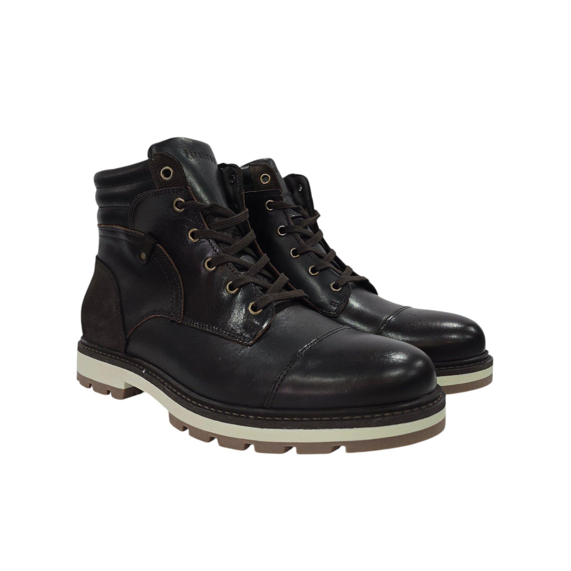 Marrone scuro - Firetrap - Men's Tauri Hiker Rugged Boots - 3