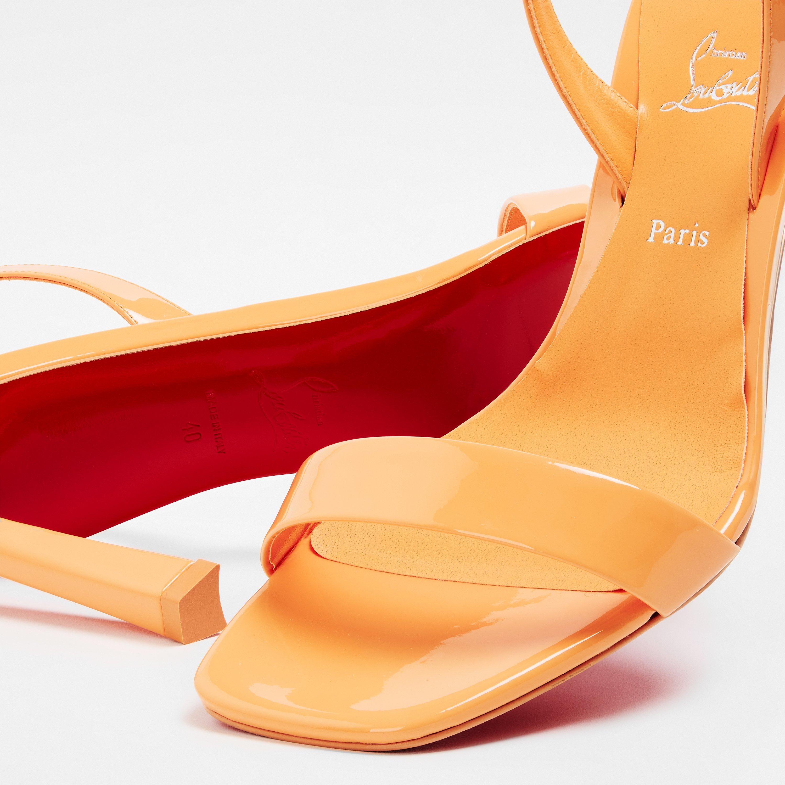 Giraffe - Christian Louboutin - Condora 85mm Strappy Sandals - 4