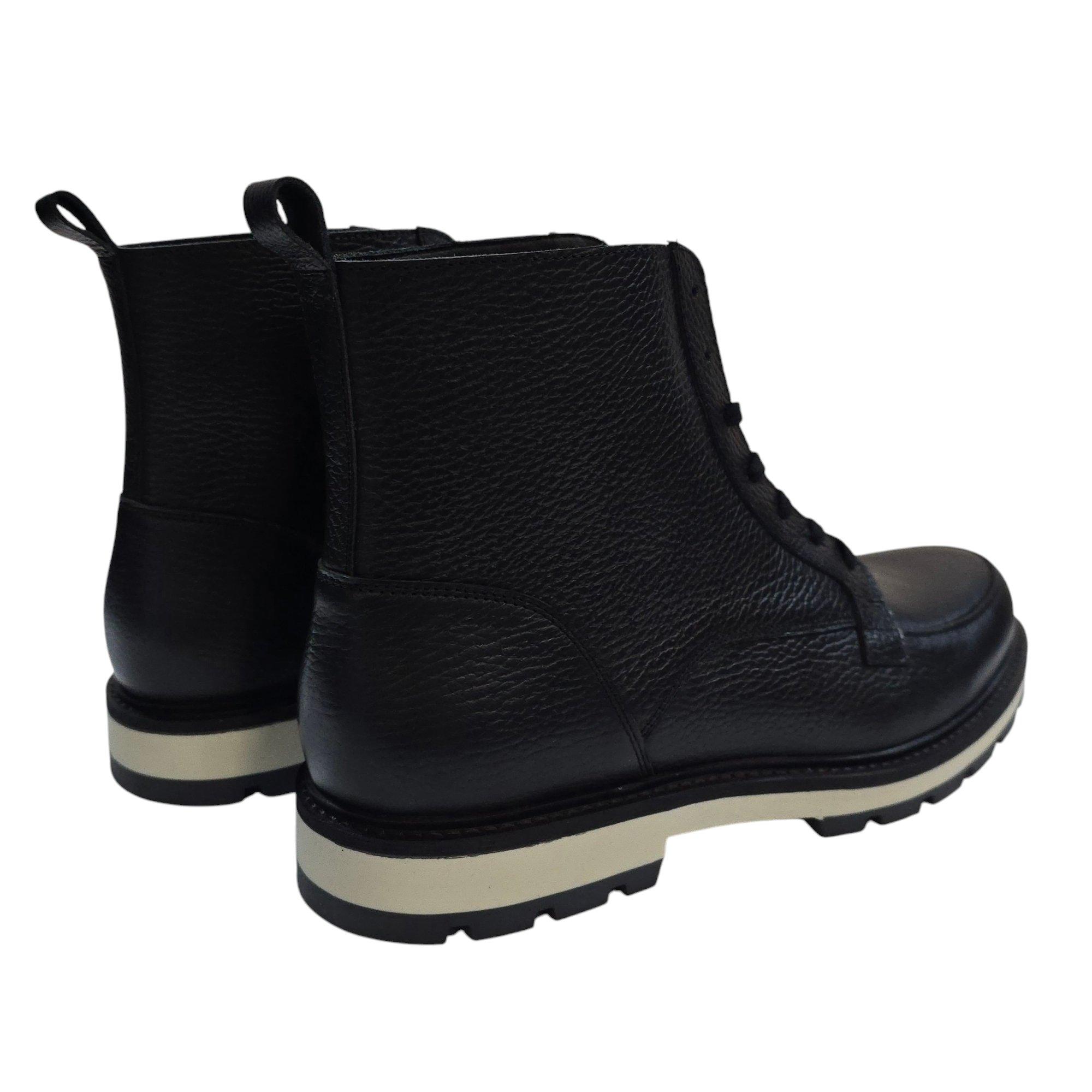 Black - Nicholas Deakins - Deaks Rider Hiker Rugged Boots - 4