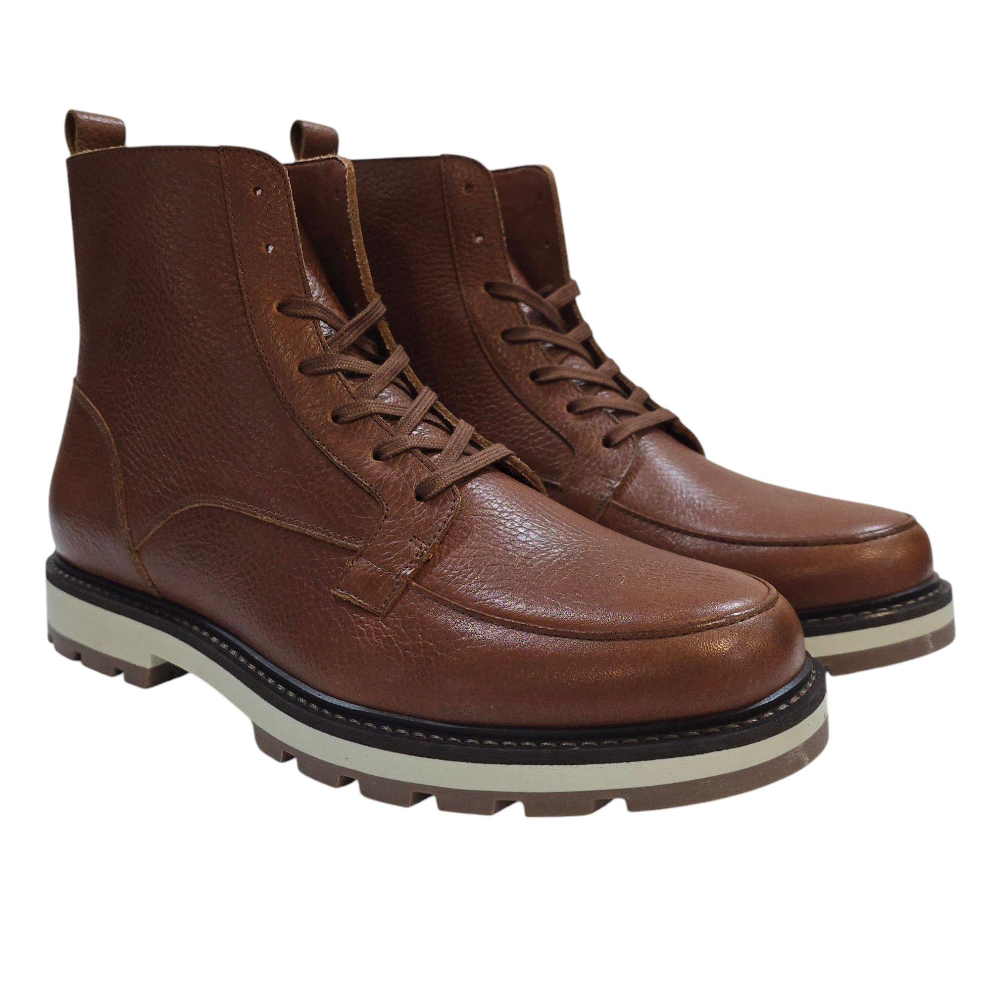Tan - Deakins - Men's Deaks Rider Hiker Rugged Boots - 3
