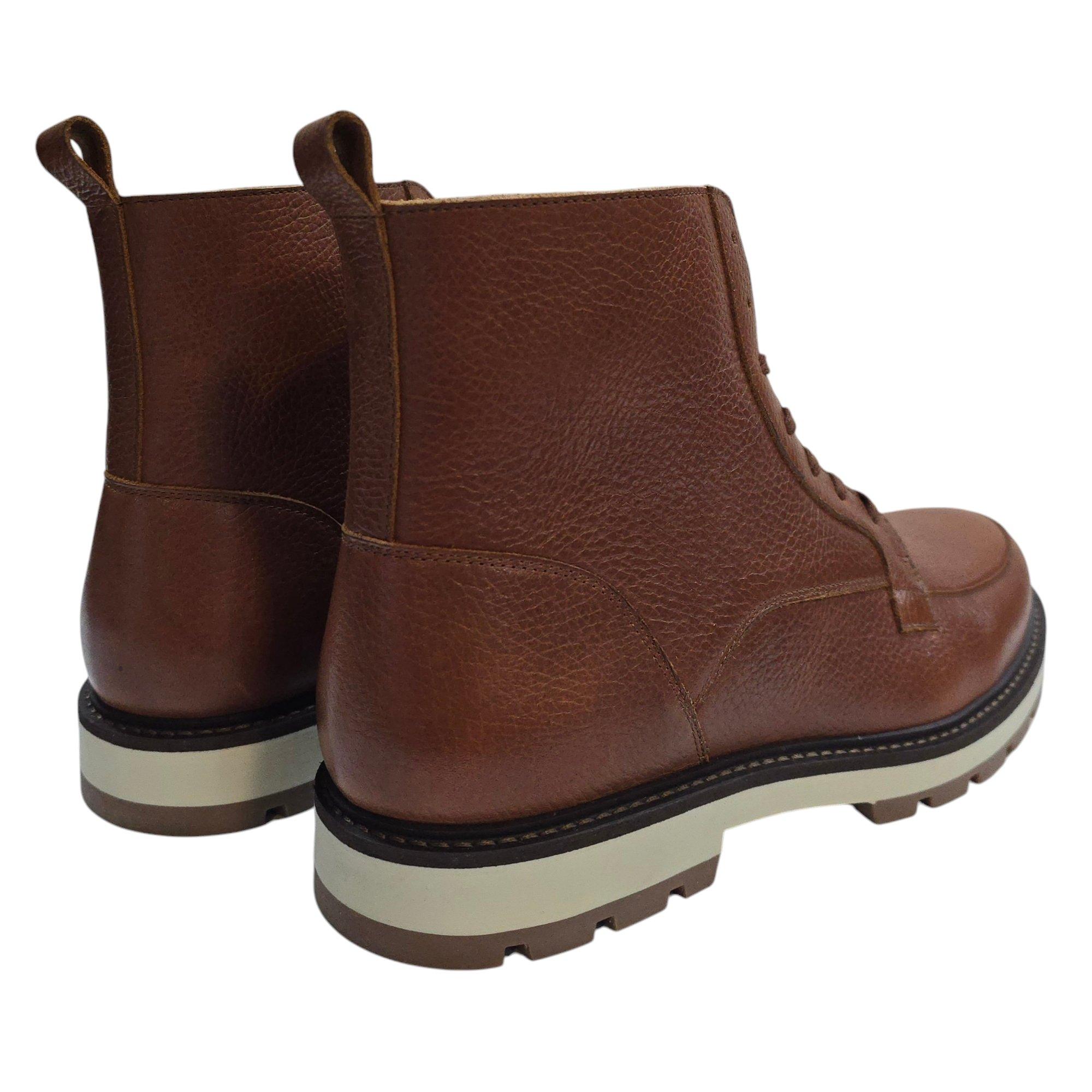 Tan - Deakins - Men's Deaks Rider Hiker Rugged Boots - 4