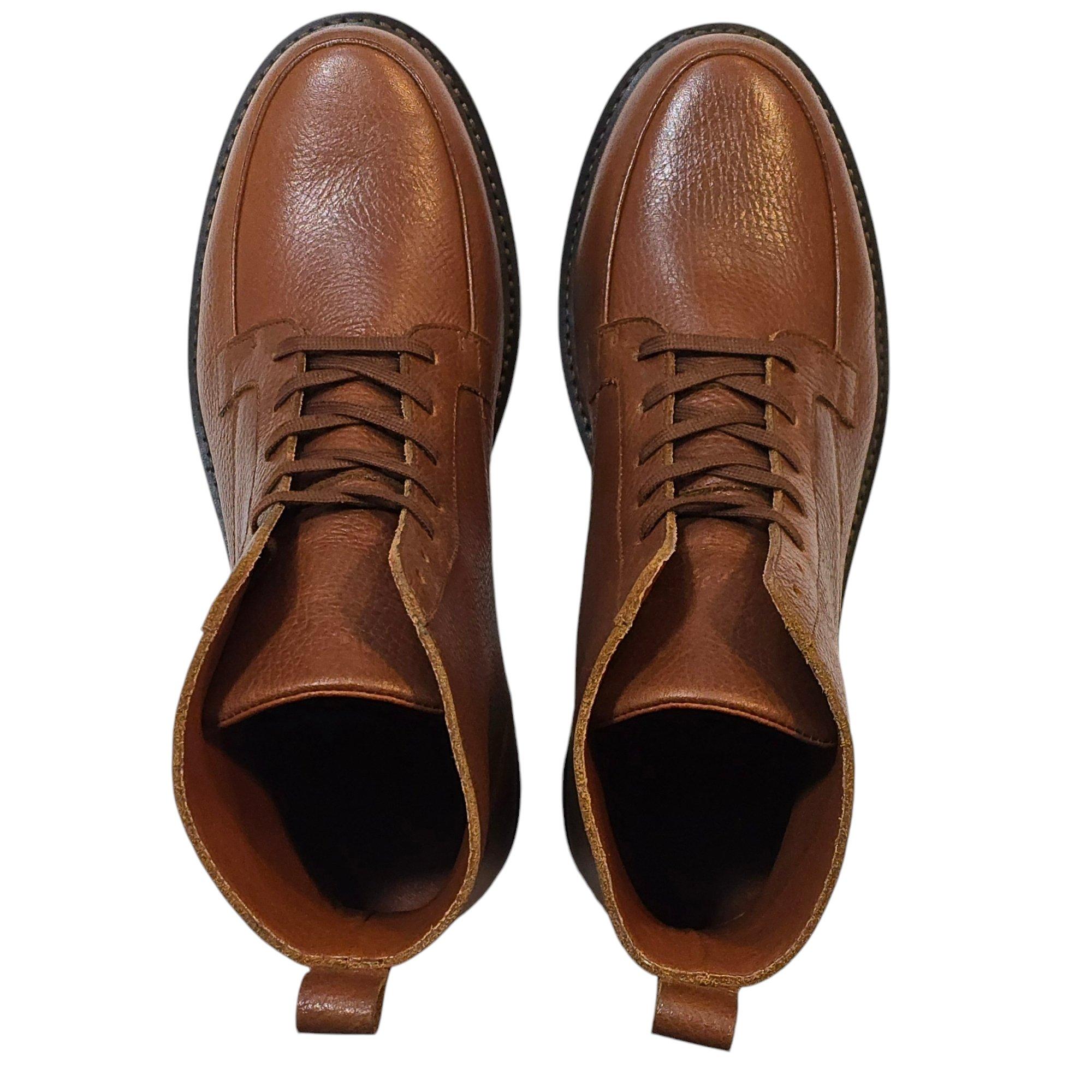 Tan - Deakins - Men's Deaks Rider Hiker Rugged Boots - 5