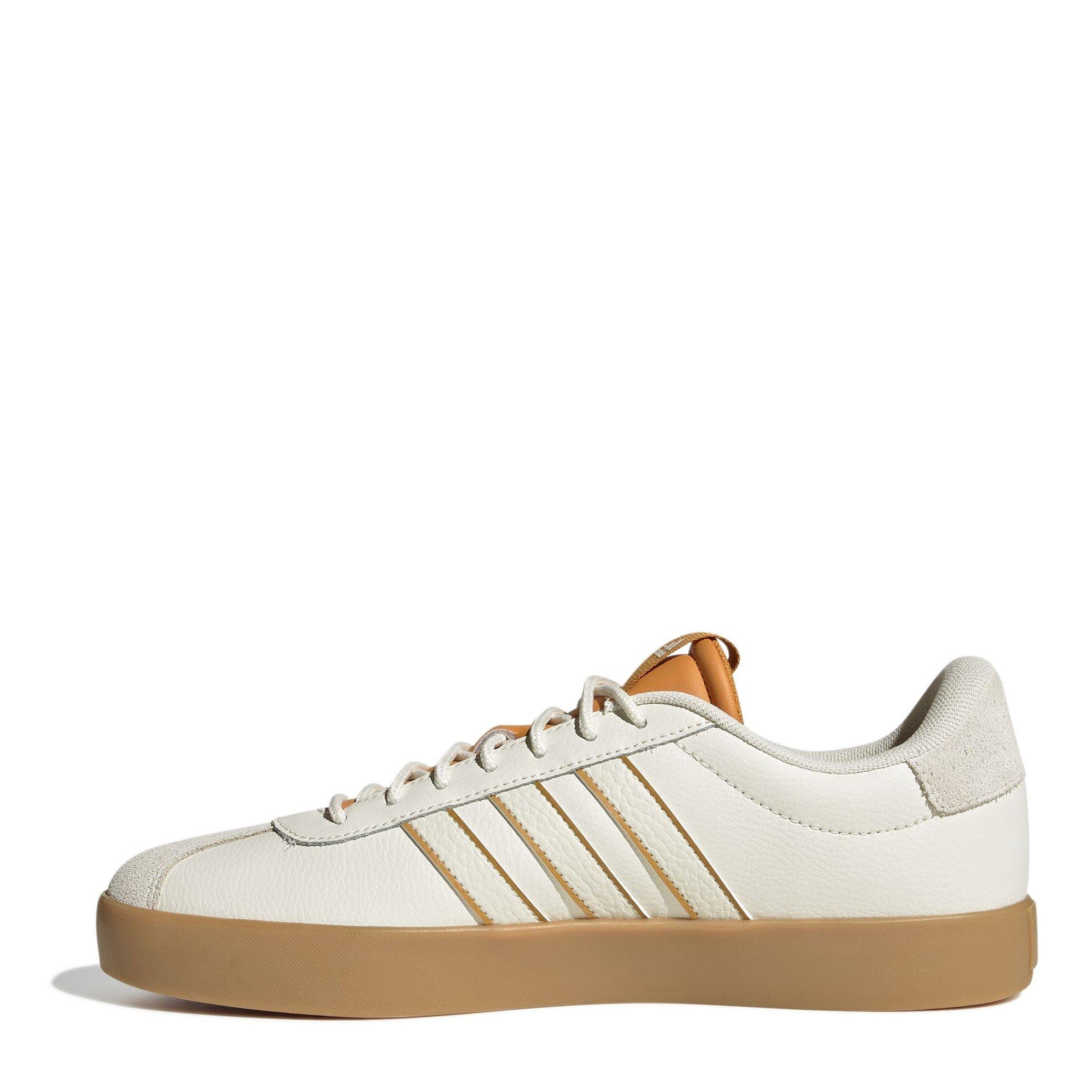 Wht/Ivry/Gry - adidas - VL Court 3.0 Trainers Mens - 2