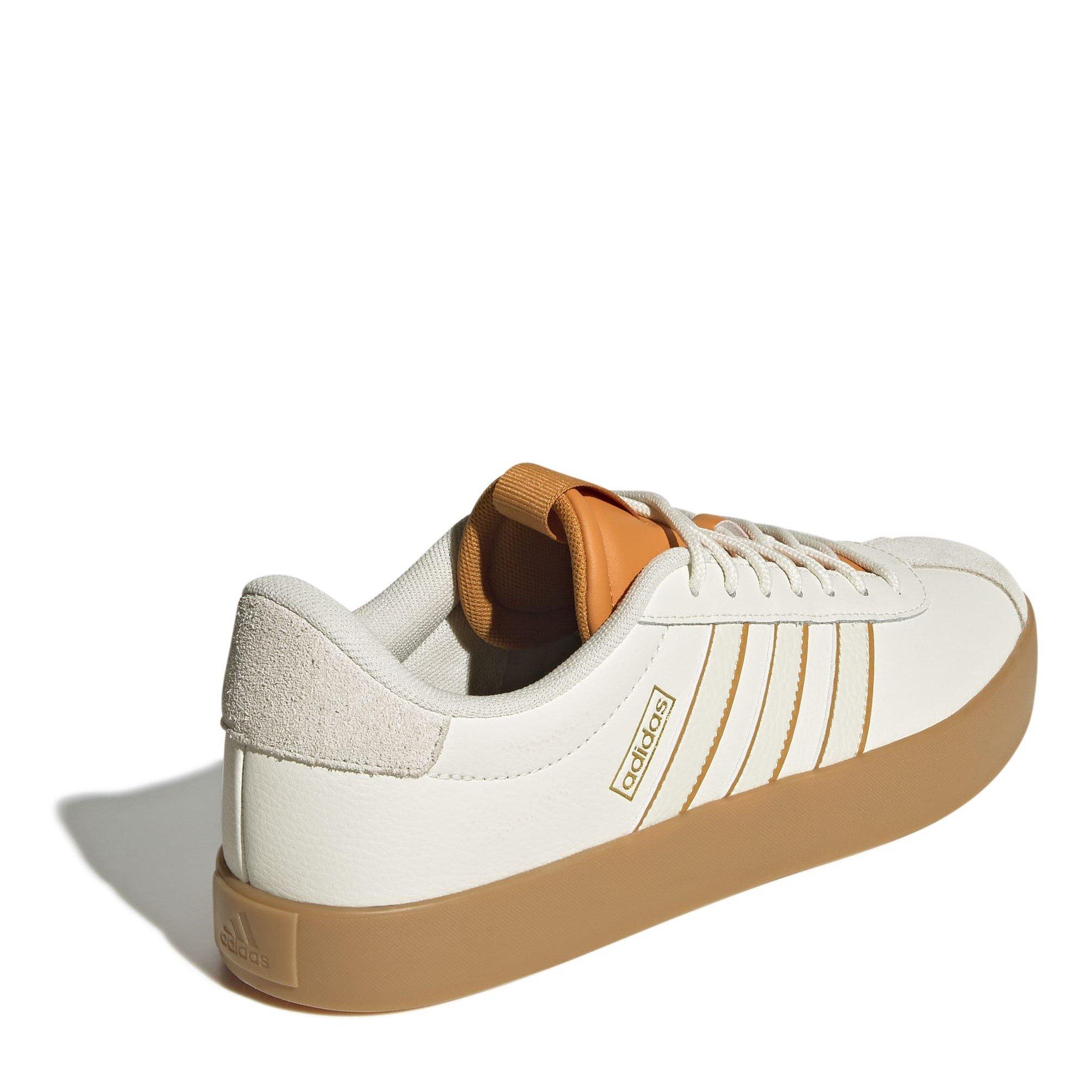 Wht/Ivry/Gry - adidas - VL Court 3.0 Trainers Mens - 4