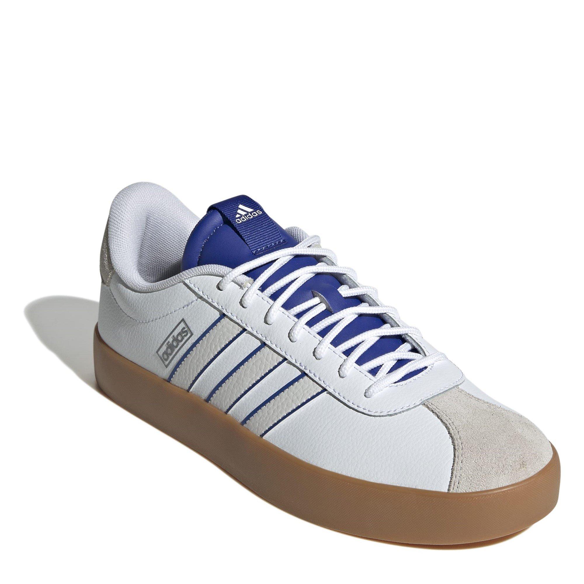 White/Blue - adidas - VL Court 3.0 Trainers Mens - 3