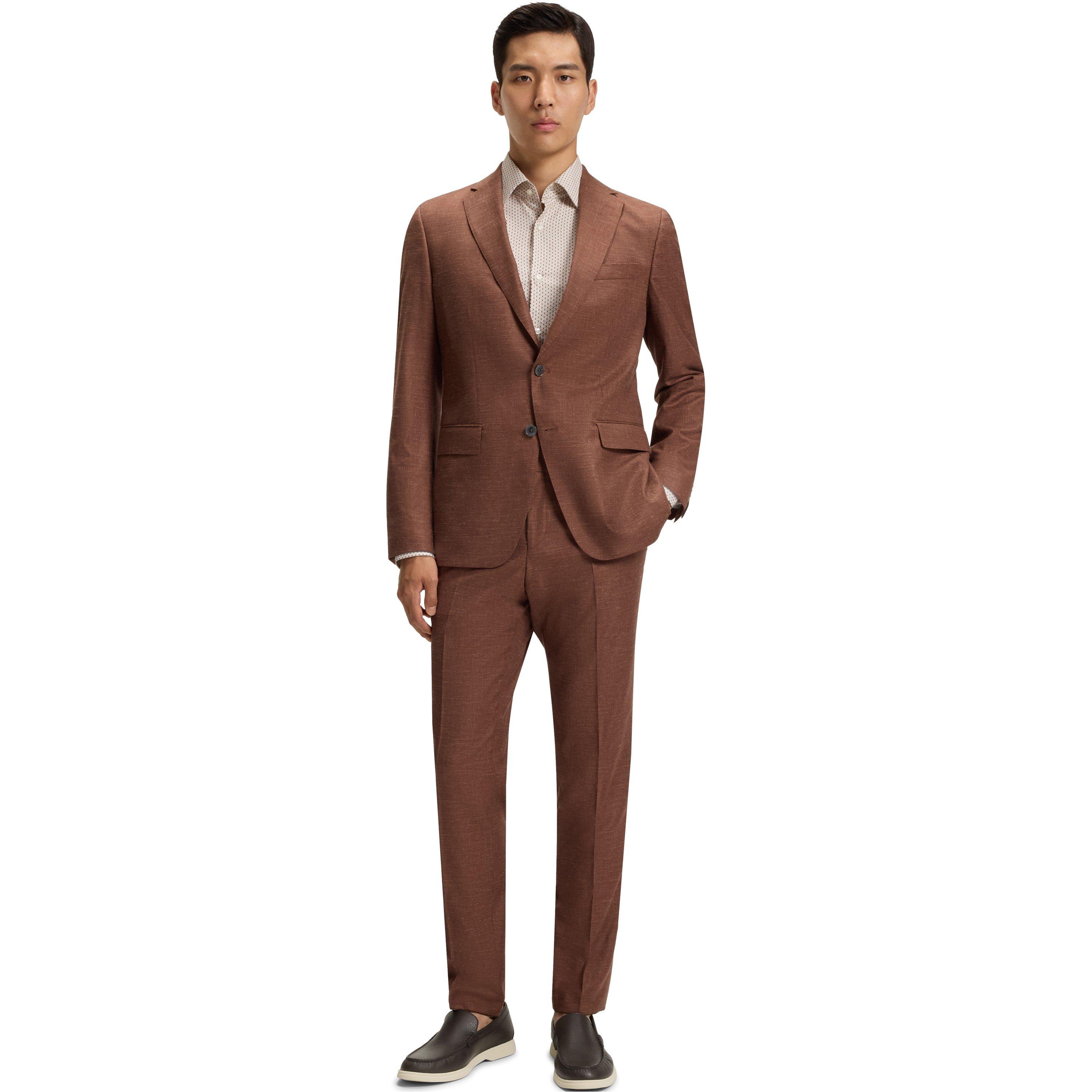 Dark Brown 202 - Boss - Men's Sienne Mocc Slip-On Shoes - 7