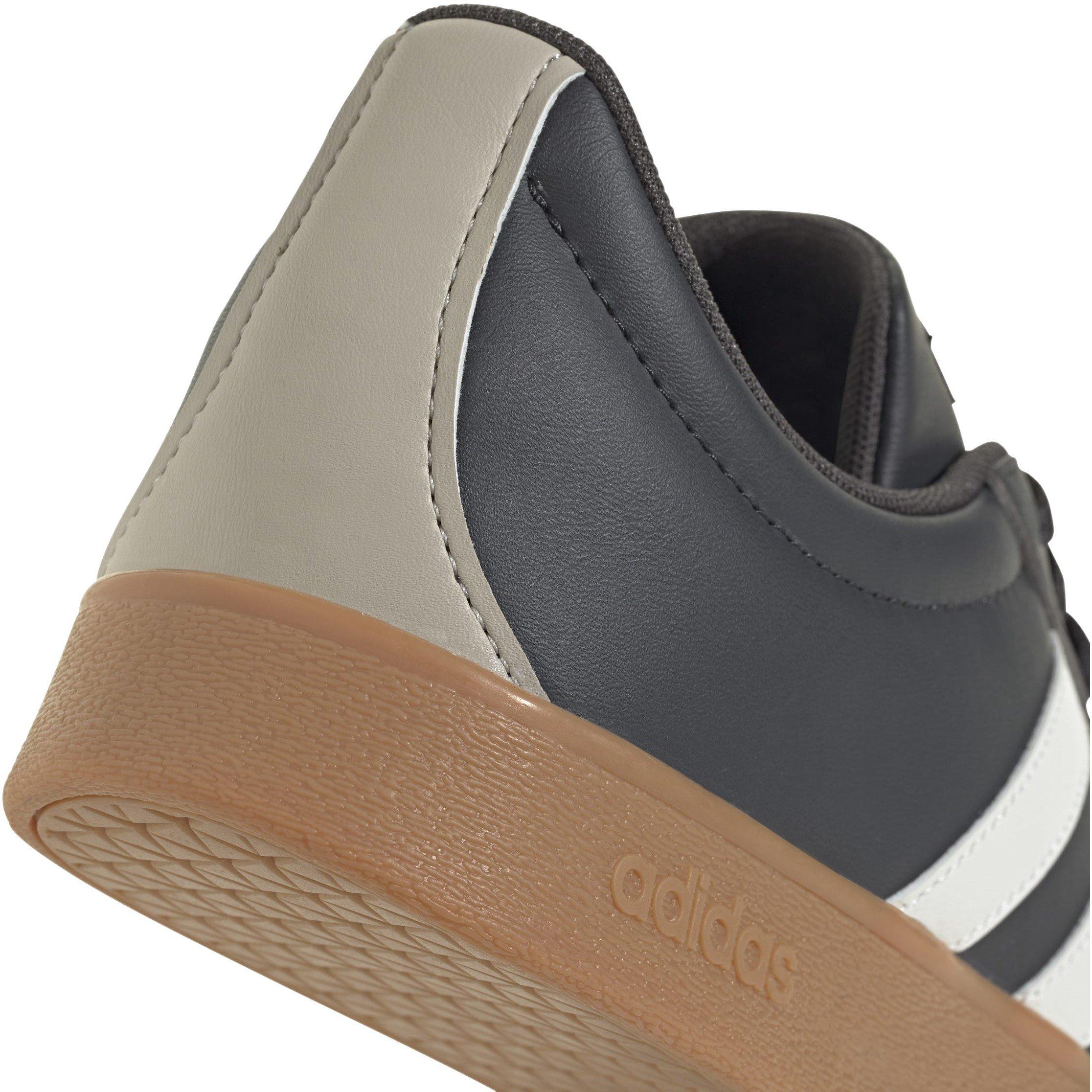 Crbn/Wht/Almin - adidas - VL Court Base Trainers Mens - 7