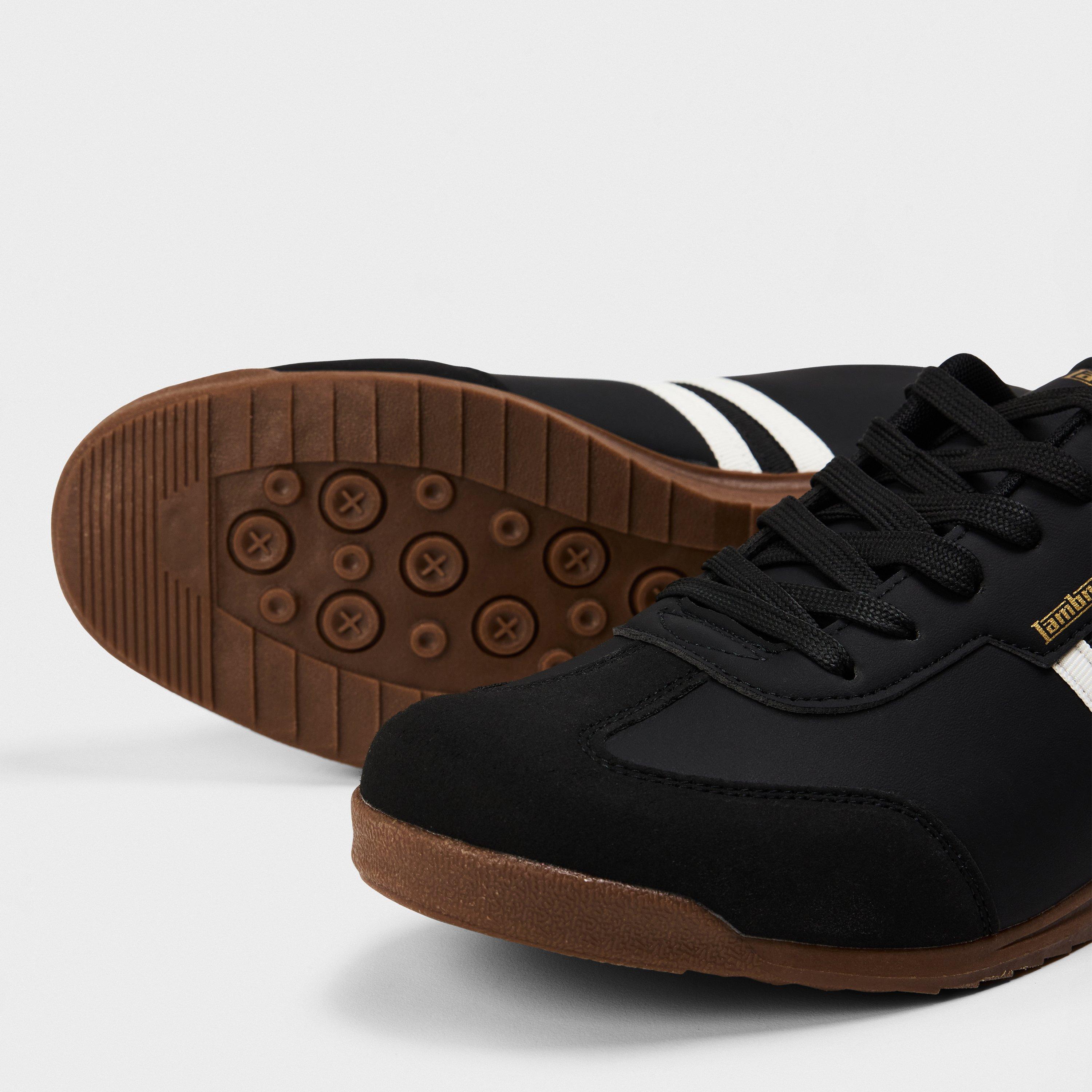 Schwarz/Weiß - Lambretta - Tackle Court Trainers - 3