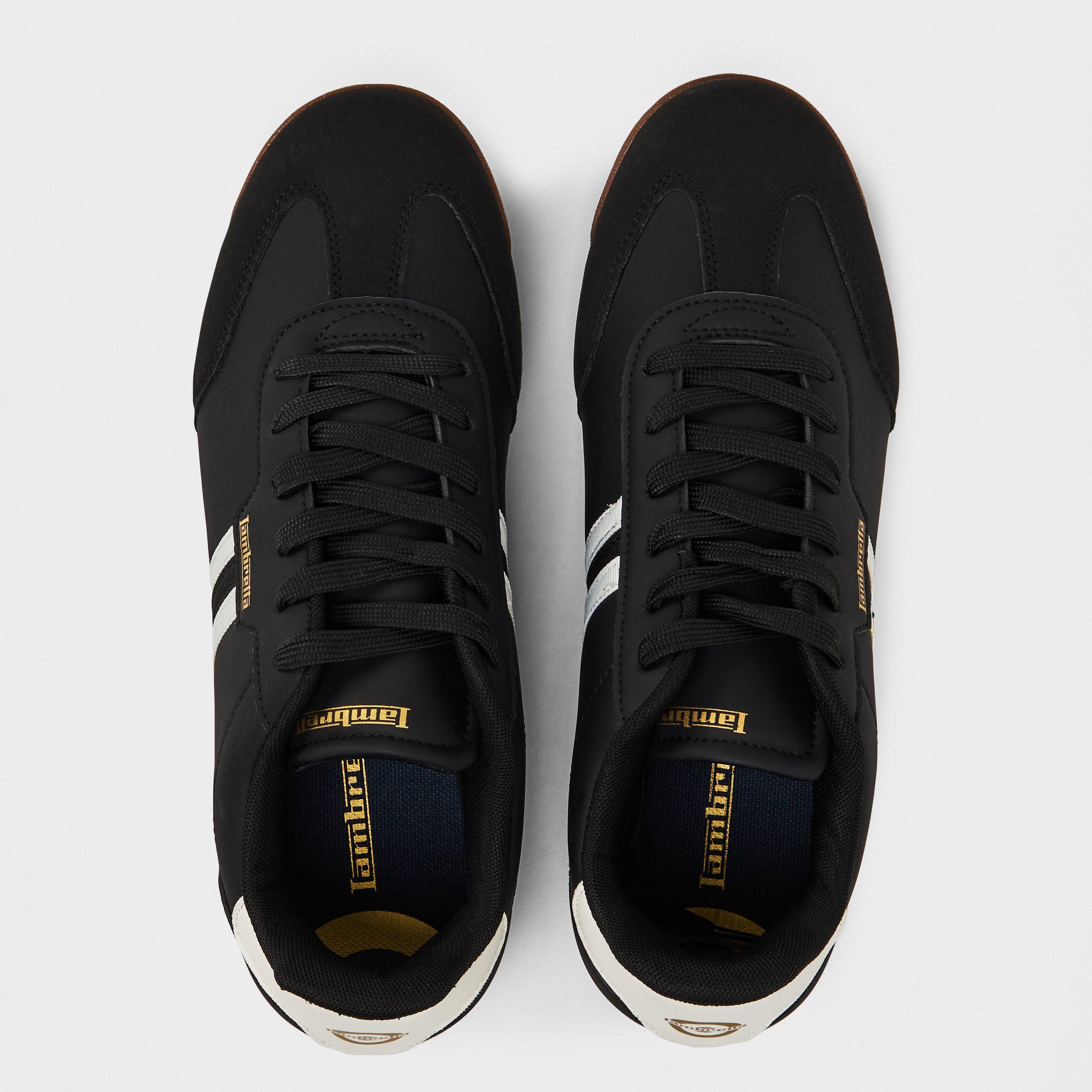 Schwarz/Weiß - Lambretta - Tackle Court Trainers - 4