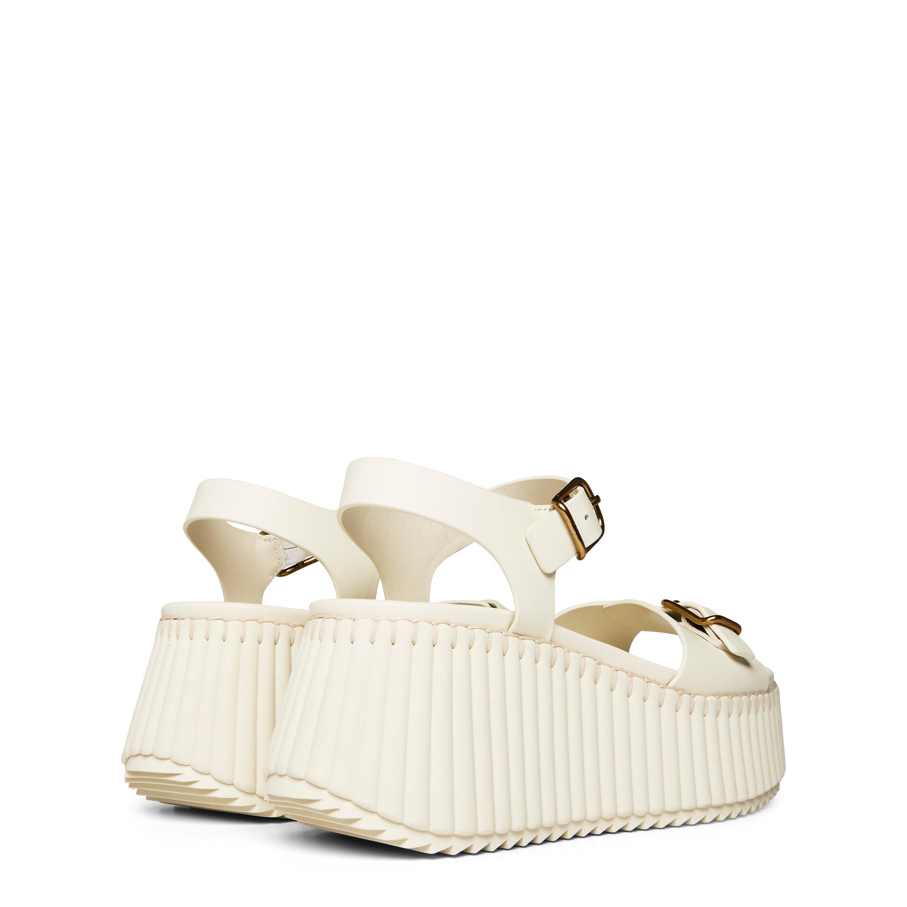 Eggshell - Chloe - Nama Wedge Sandals - 4