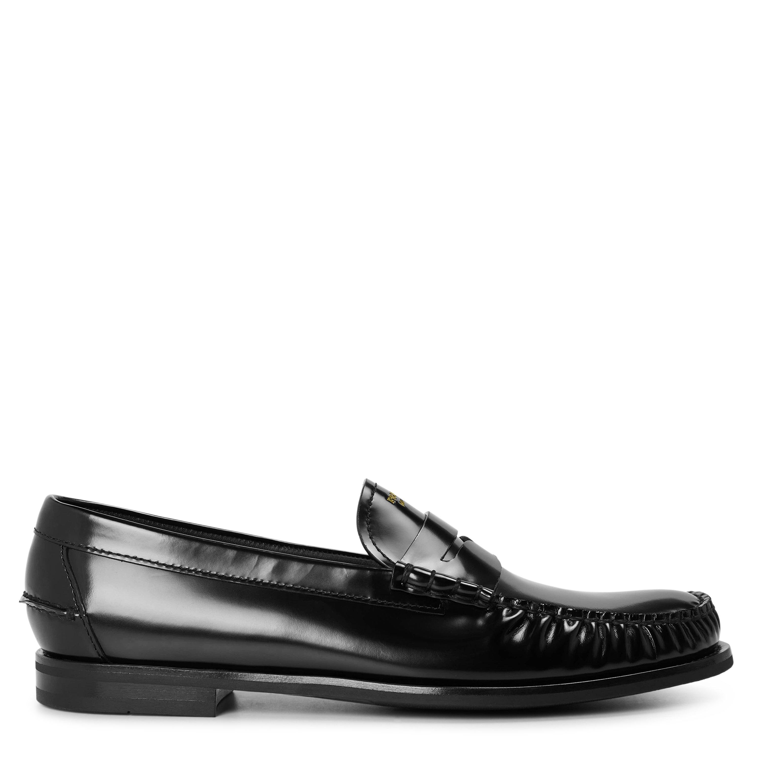 Black - Prada - Men's Foil Mocassin Loafers - 1