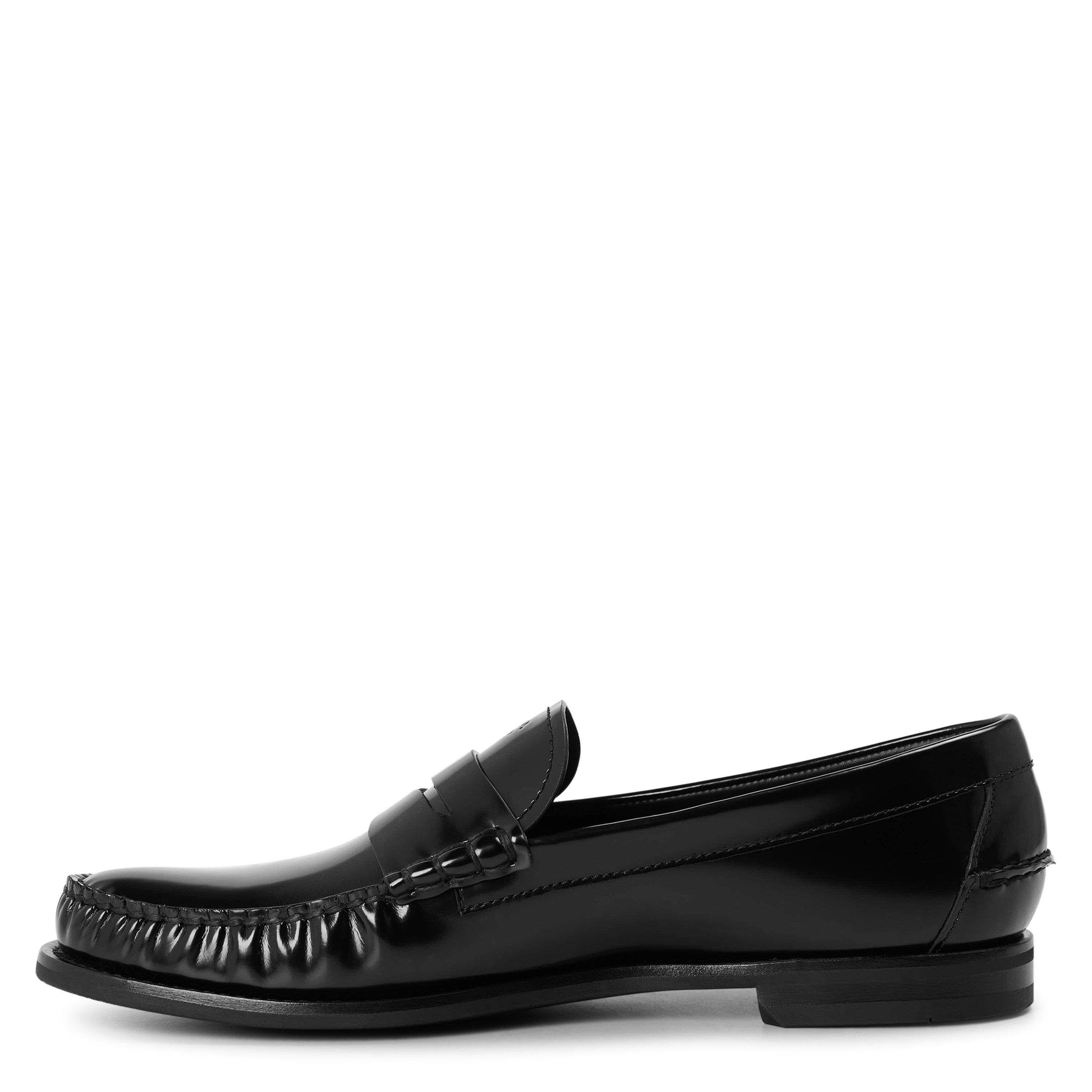 Black - Prada - Men's Foil Mocassin Loafers - 2