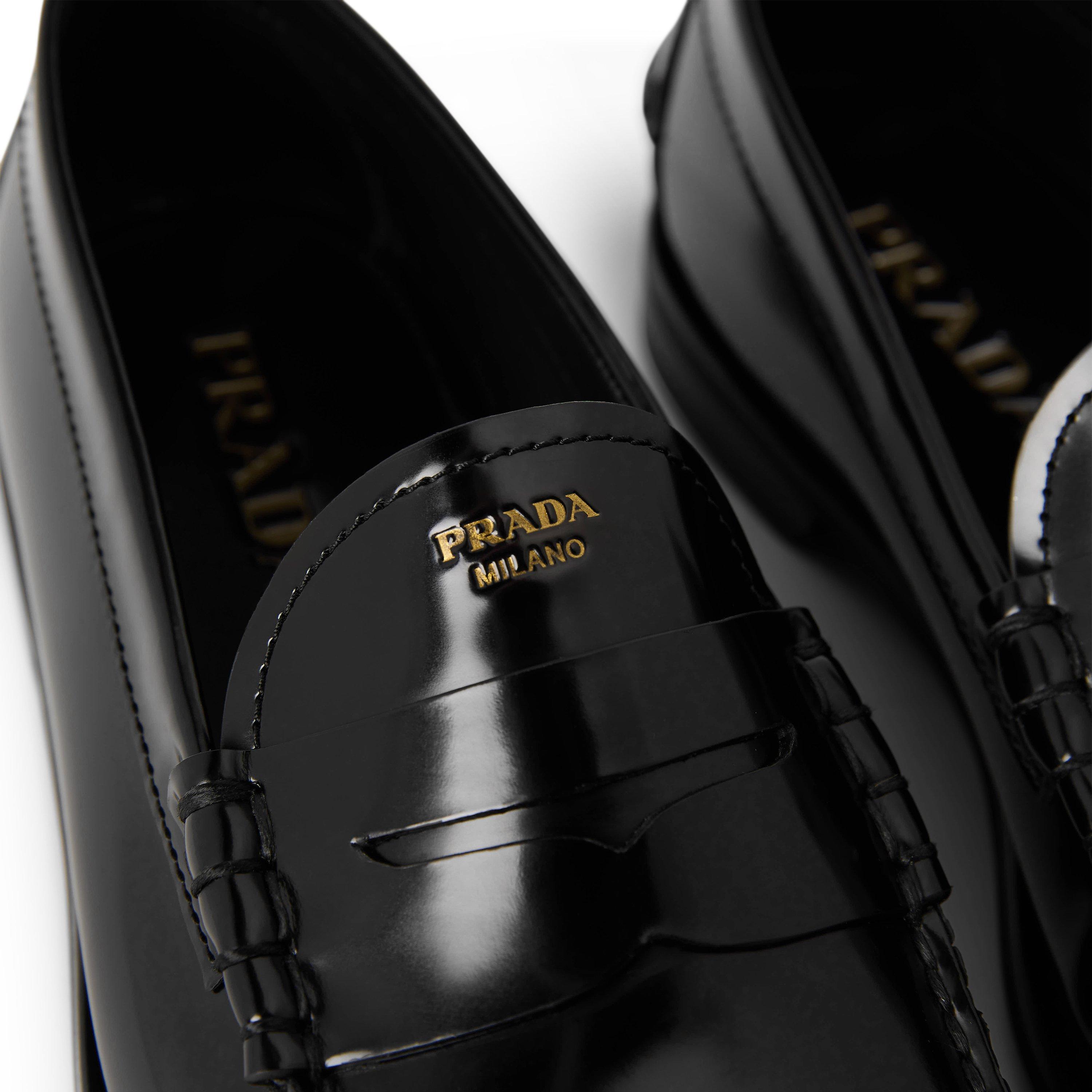 Black - Prada - Men's Foil Mocassin Loafers - 3