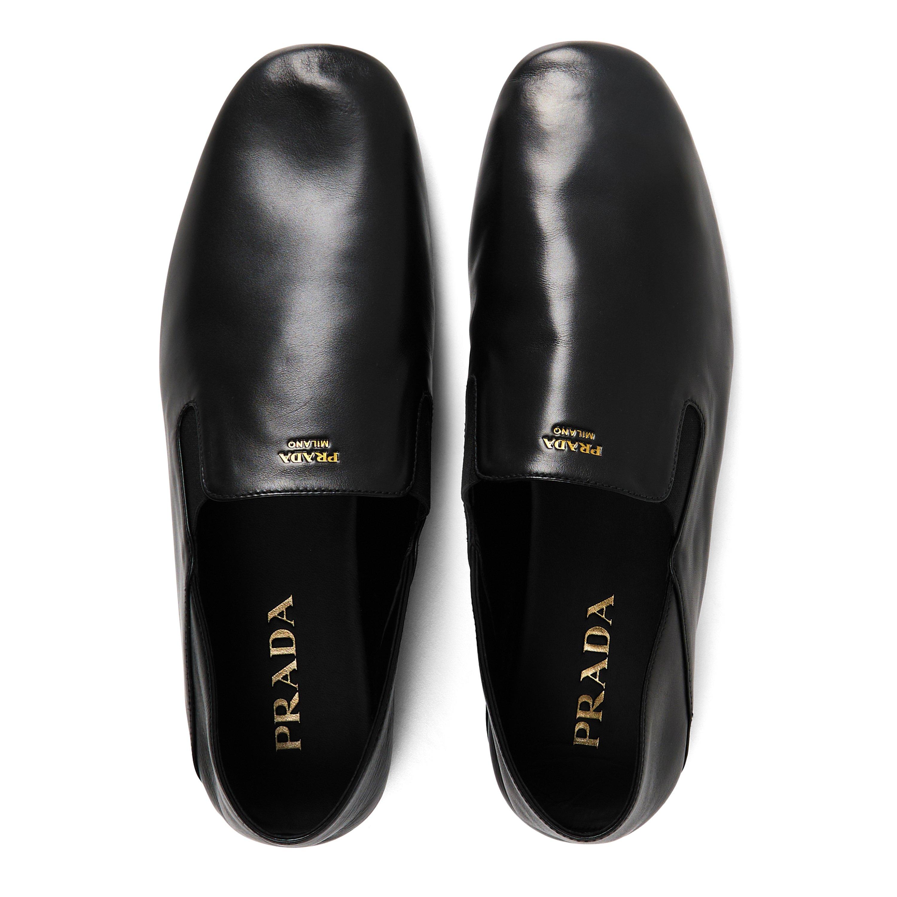Black - Prada - Men's Slipper Moccasin Loafers - 4