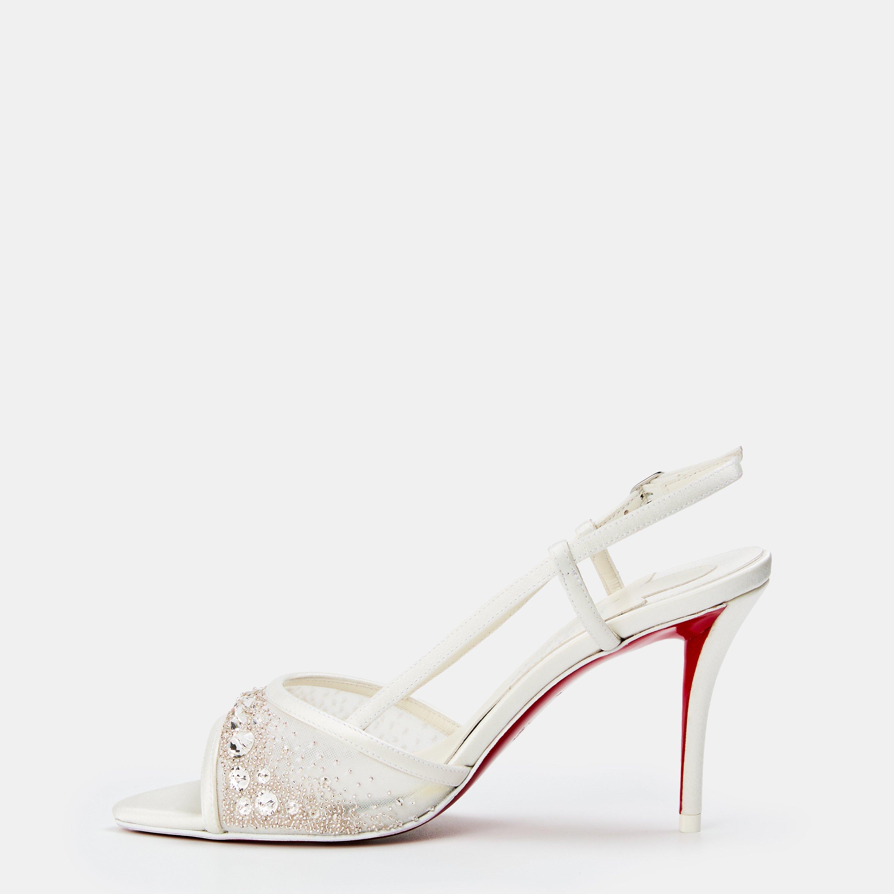 Ivory Snow - Christian Louboutin - Miss Z Sandal Slingbacks - 2