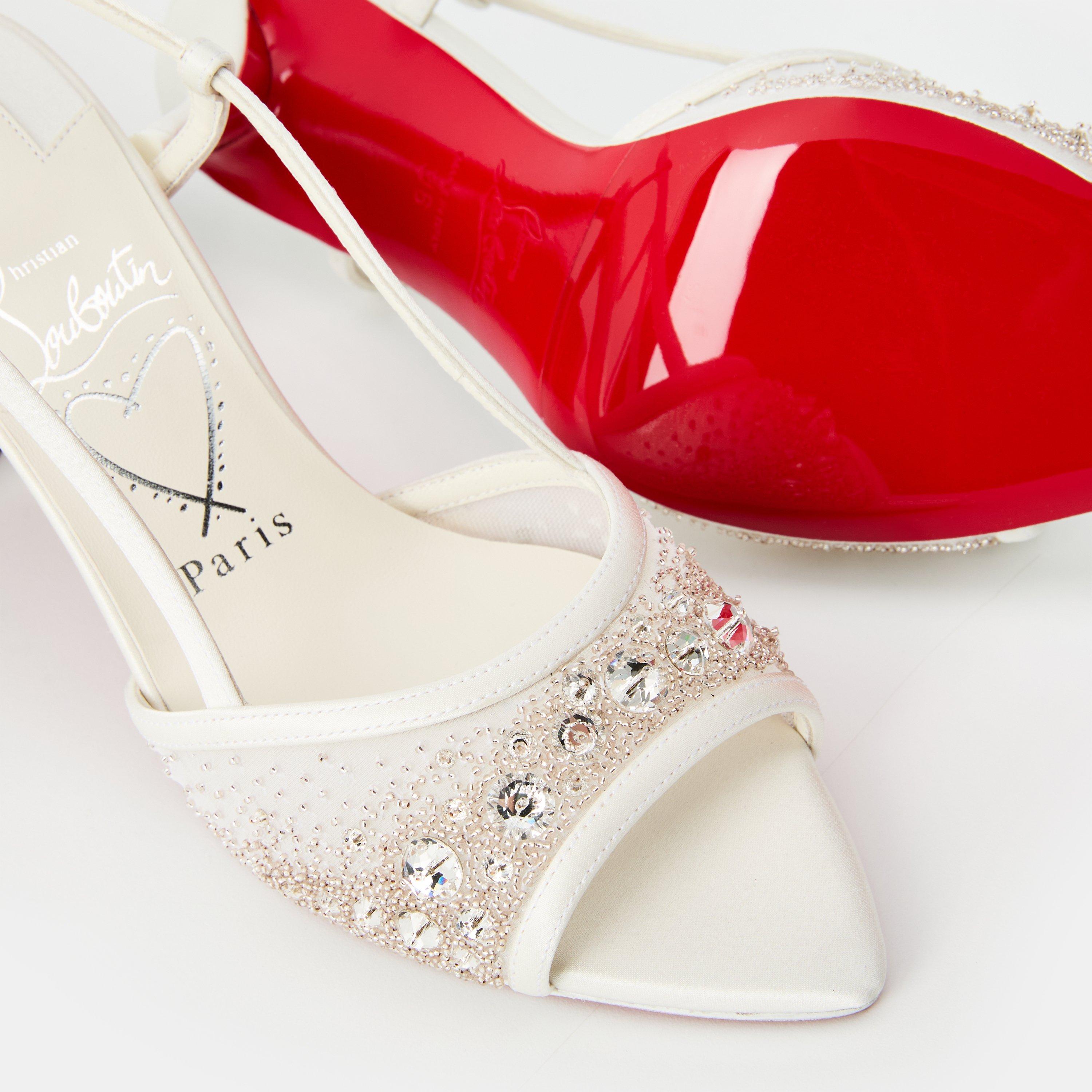 Ivory Snow - Christian Louboutin - Miss Z Sandal Slingbacks - 4