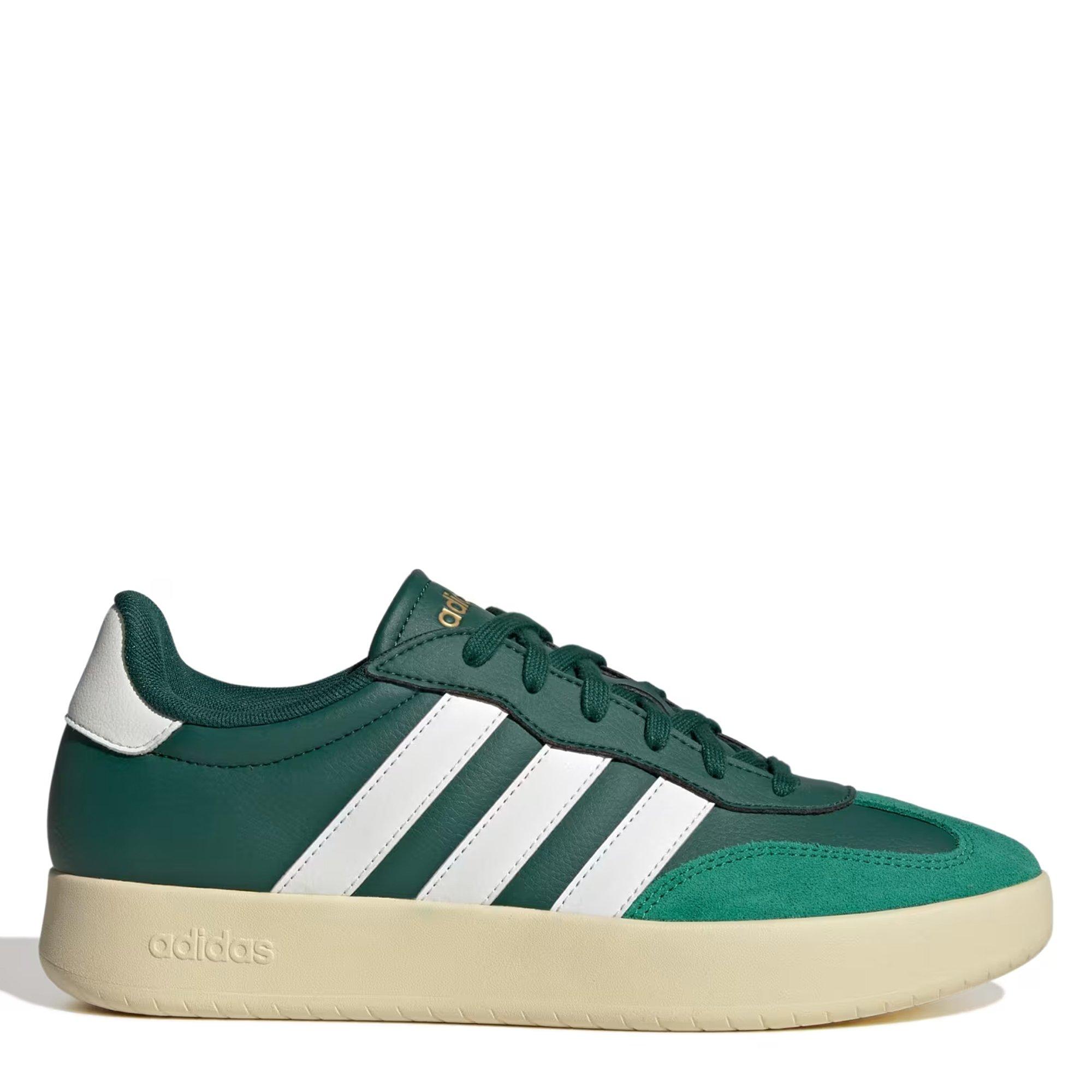 Coll Green/Wht - adidas - Men's Barreda Court Trainers - 1