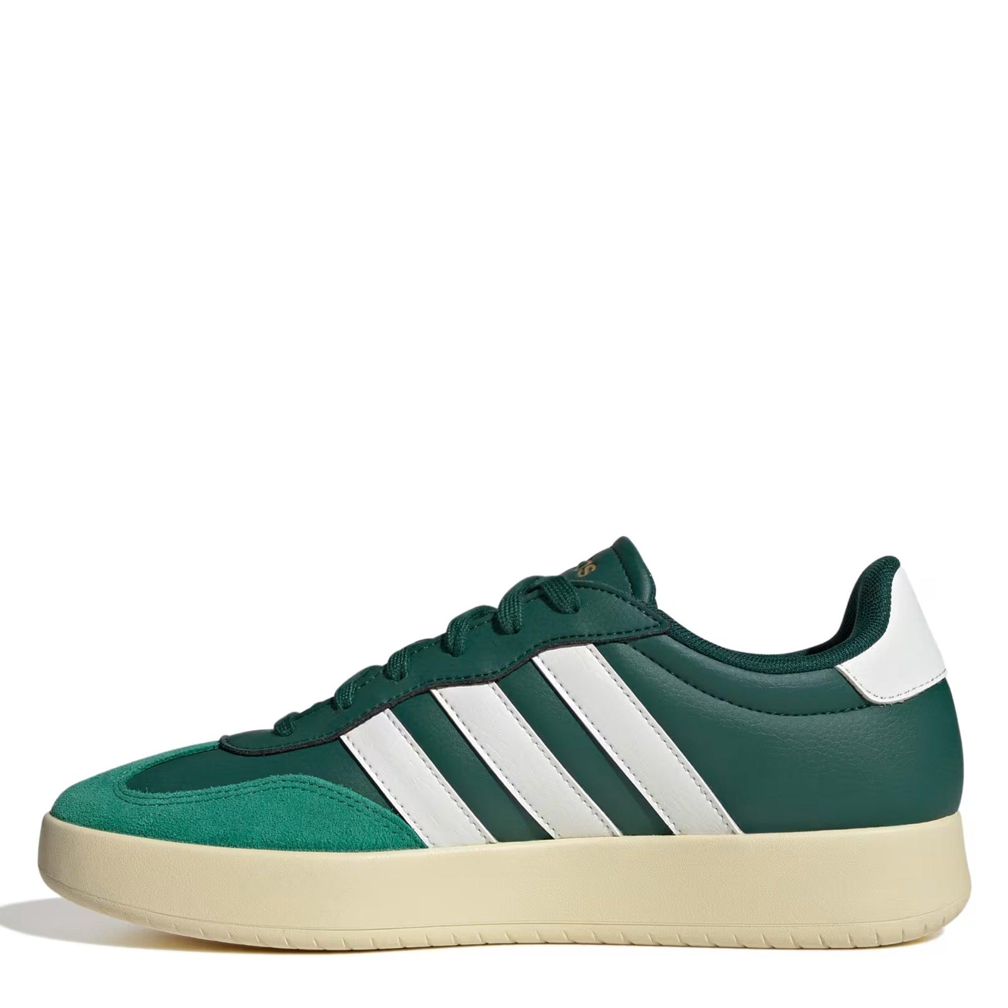 Coll Green/Wht - adidas - Men's Barreda Court Trainers - 2