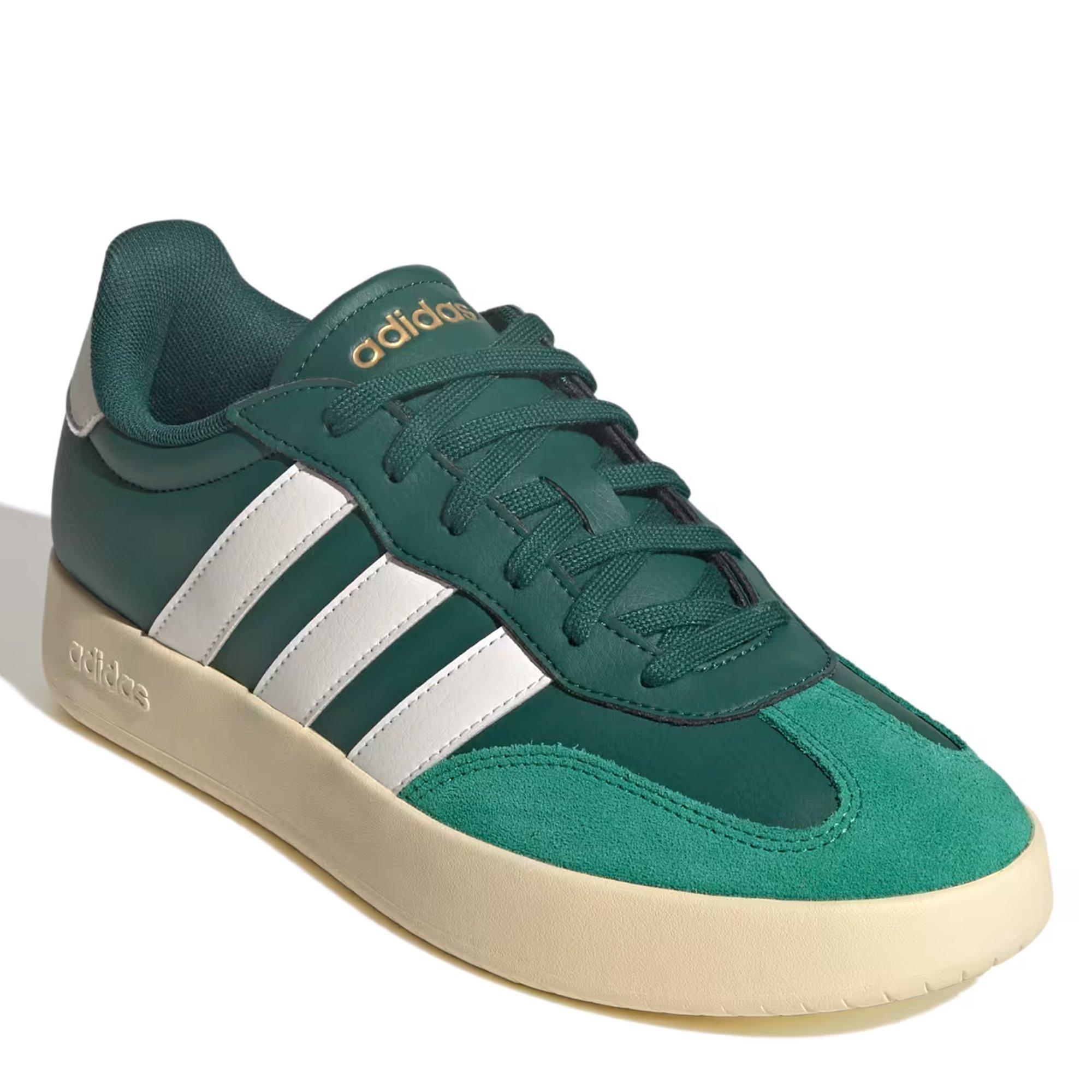 Coll Green/Wht - adidas - Men's Barreda Court Trainers - 5