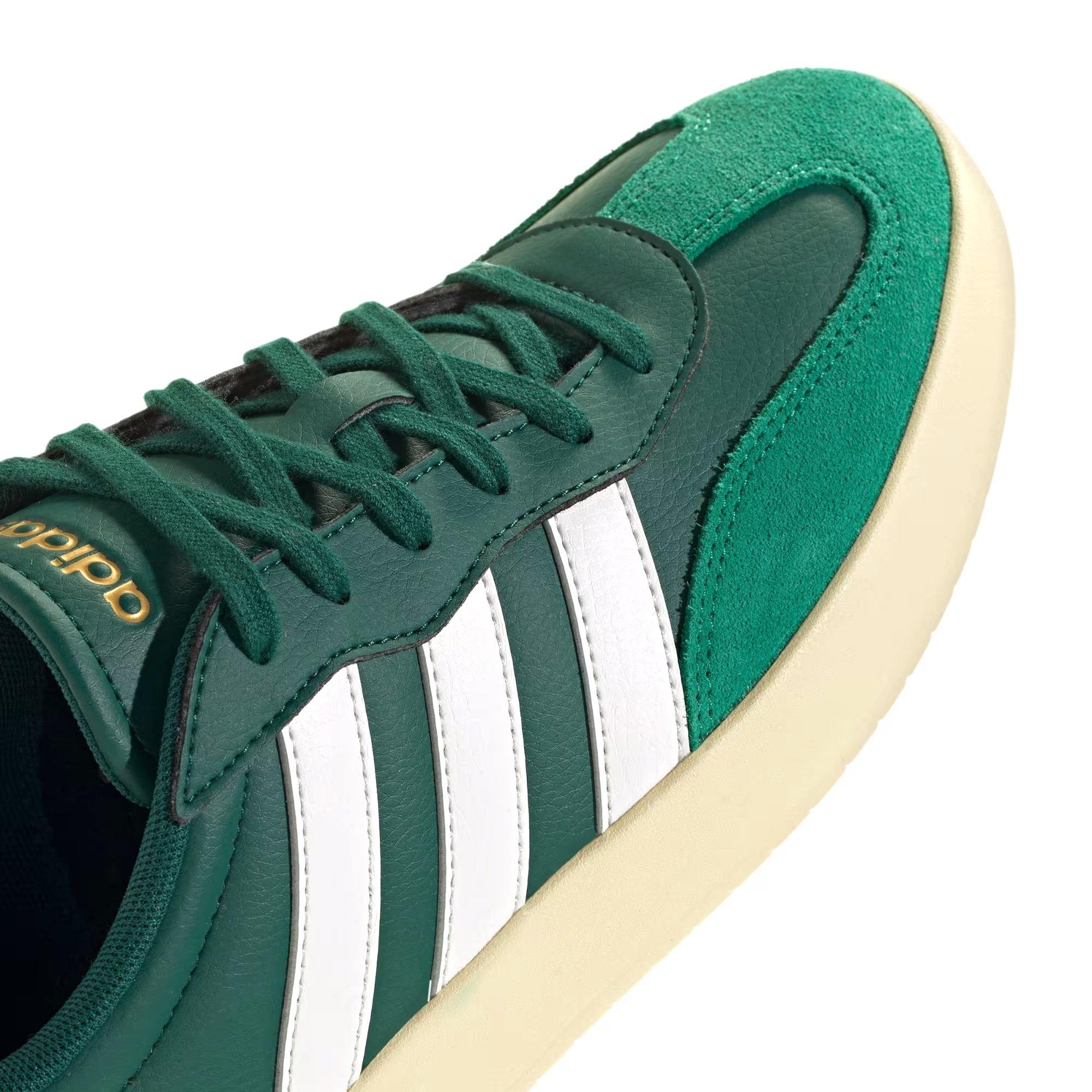 Coll Green/Wht - adidas - Men's Barreda Court Trainers - 7