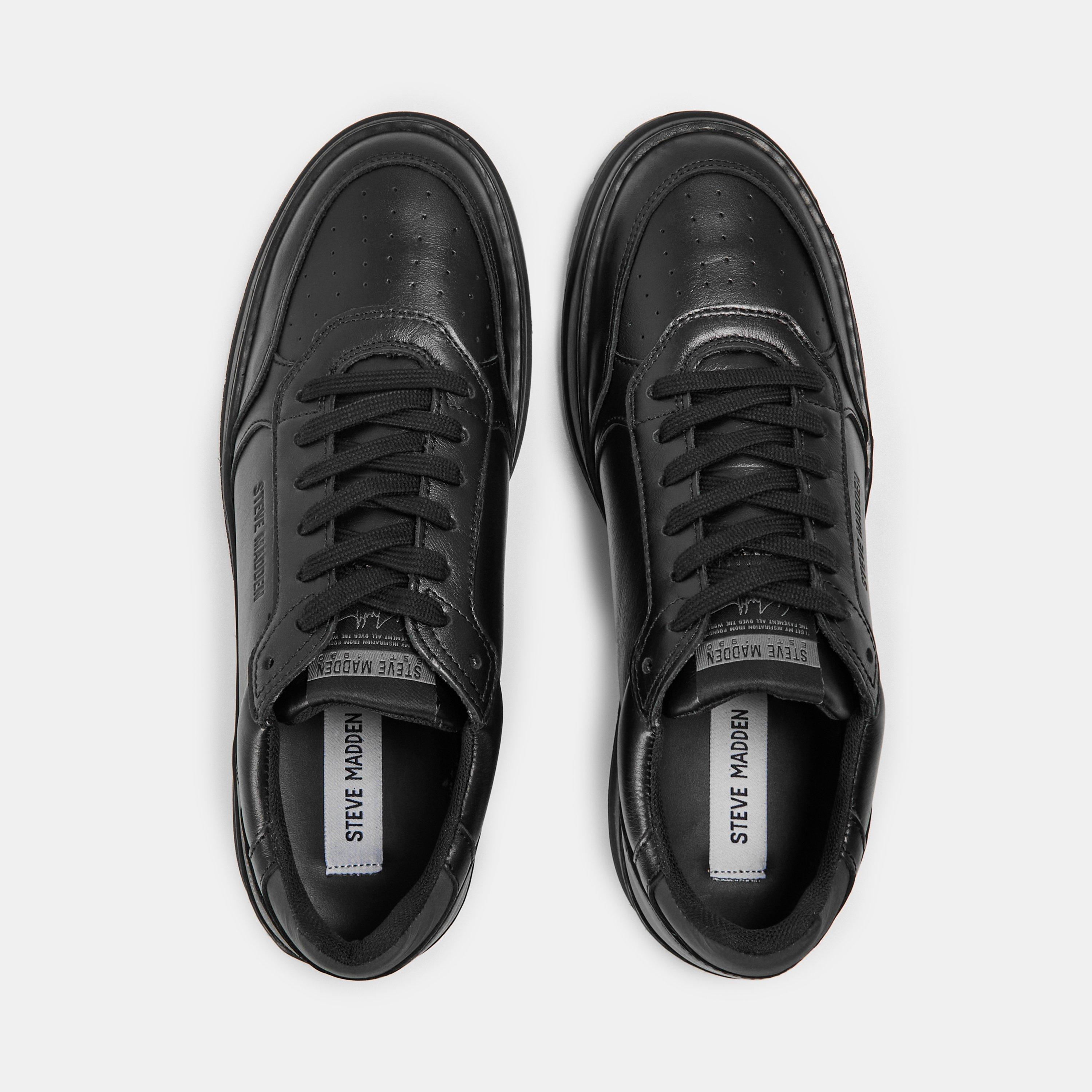 Noir/Noir - Steve Madden - Men's Ace Chunky Trainers - 4