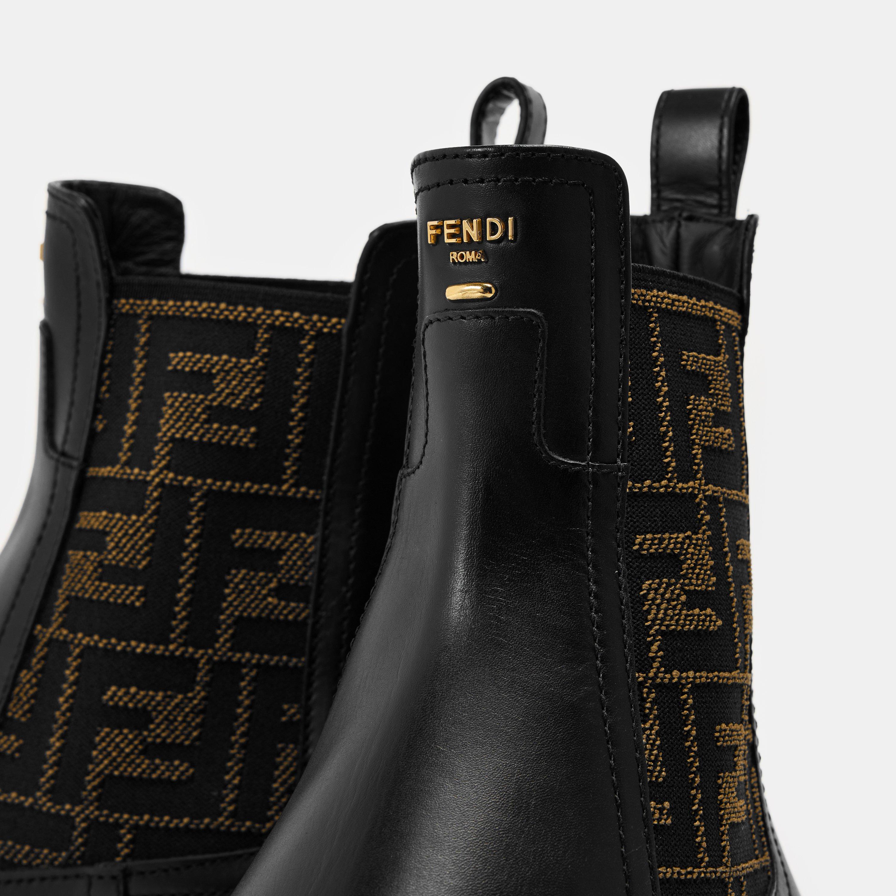Nero - Fendi - Women's Filo Chelsea Boots - 3