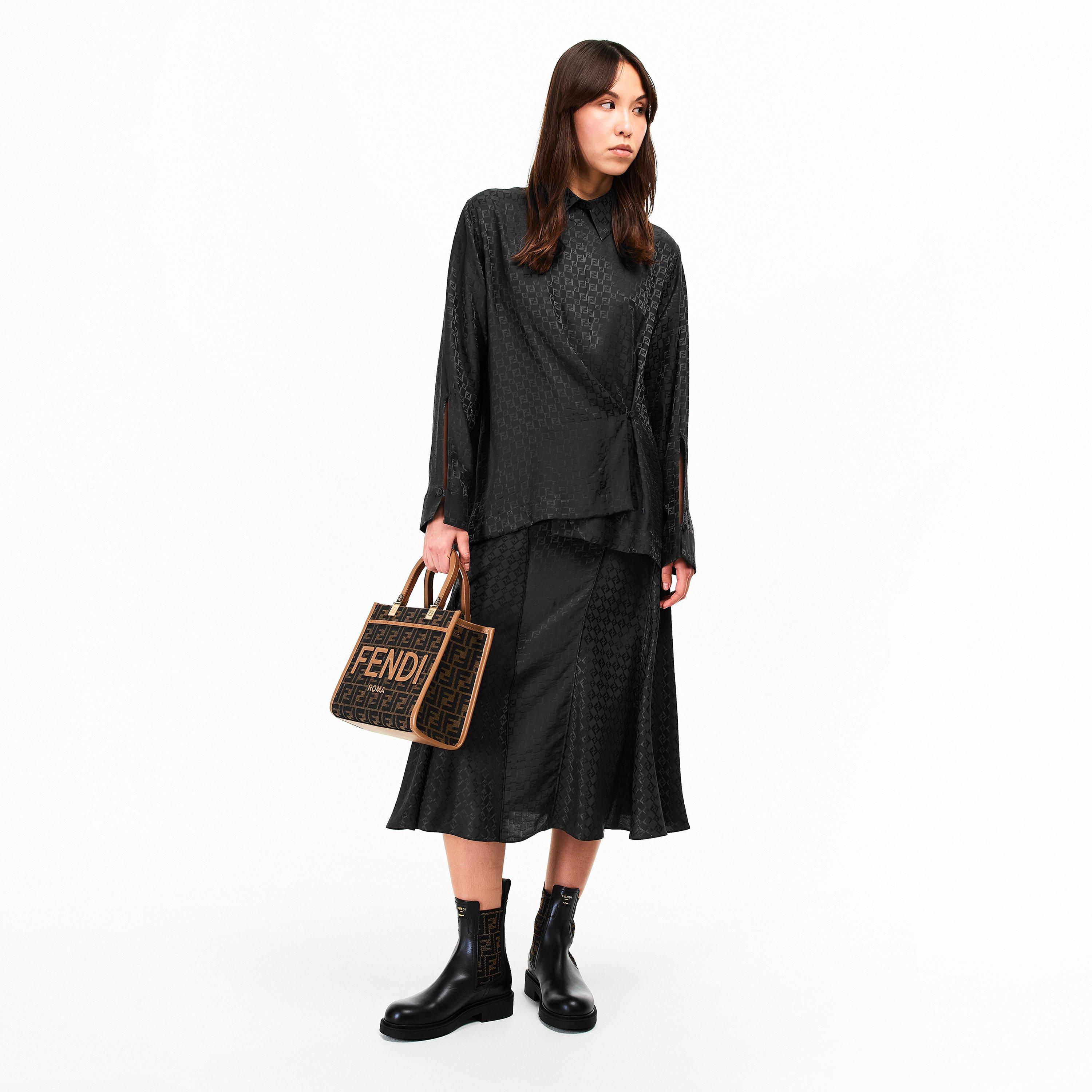 Nero - Fendi - Women's Filo Elastic Side Panel Chelsea Boots - 6