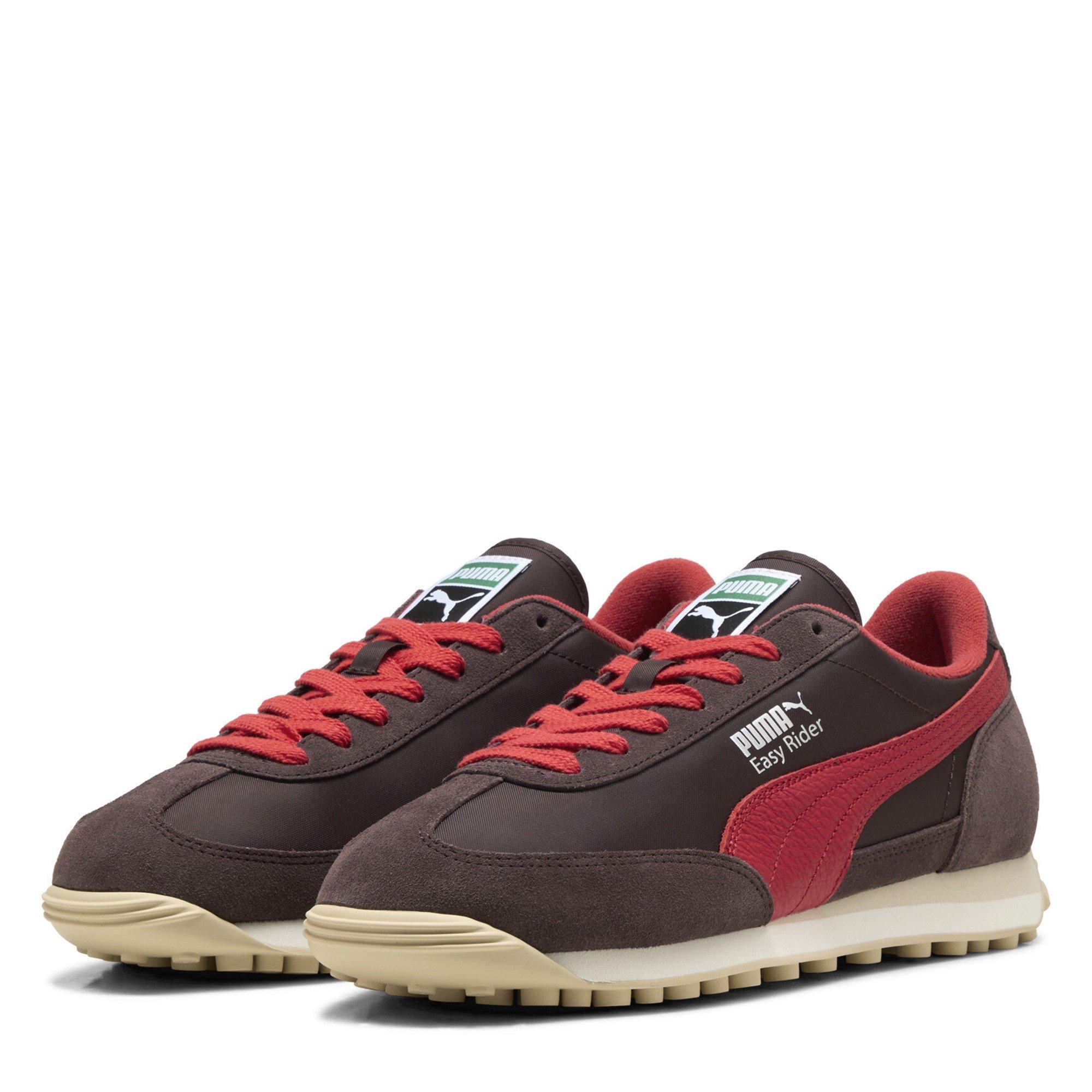 Puma Men's Easy Rider Vintage Low-Top Trainers - Chocolate/Apple - 11 (46)