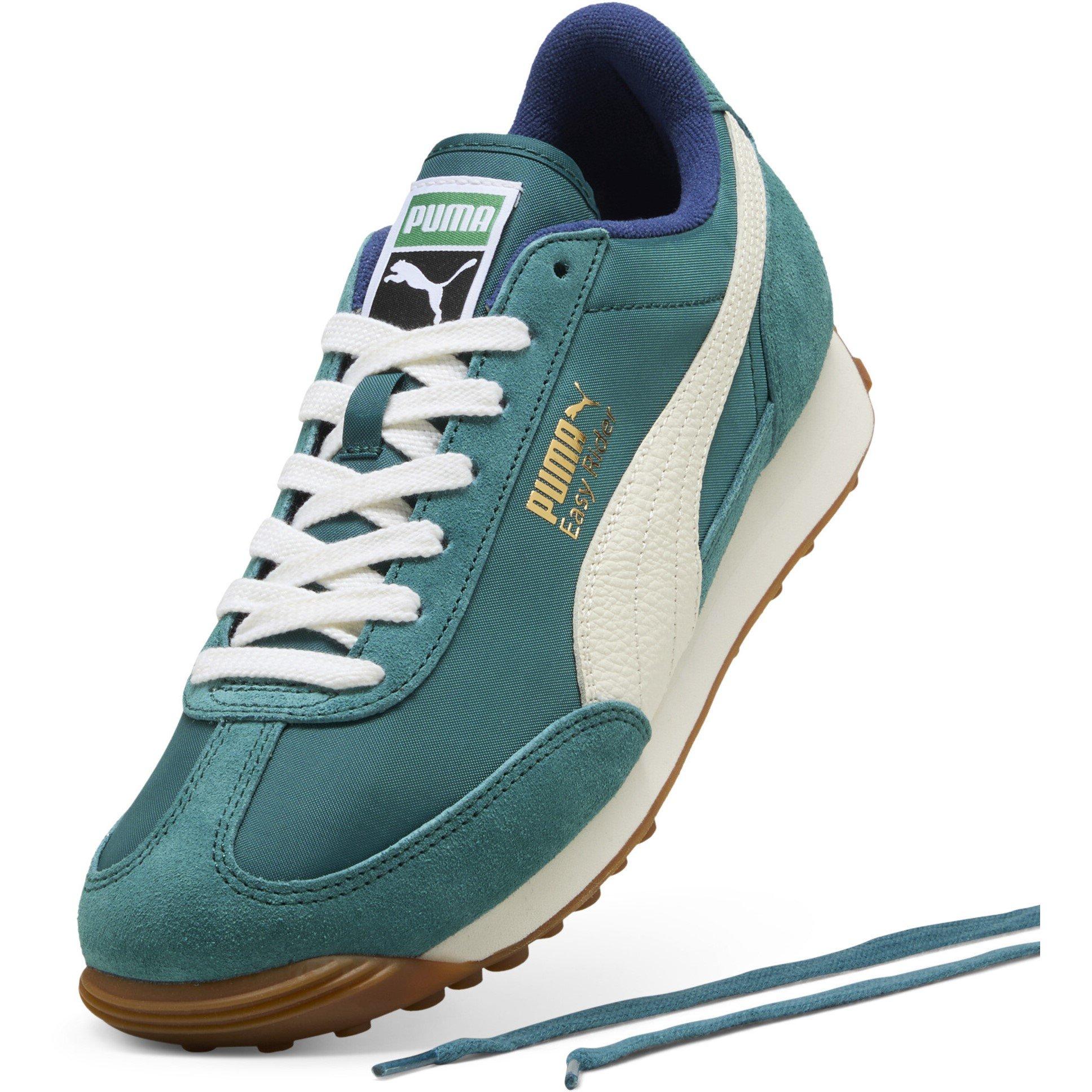 Emerald/White - Puma - Men's Easy Rider Vintage Low-Top Trainers - 6