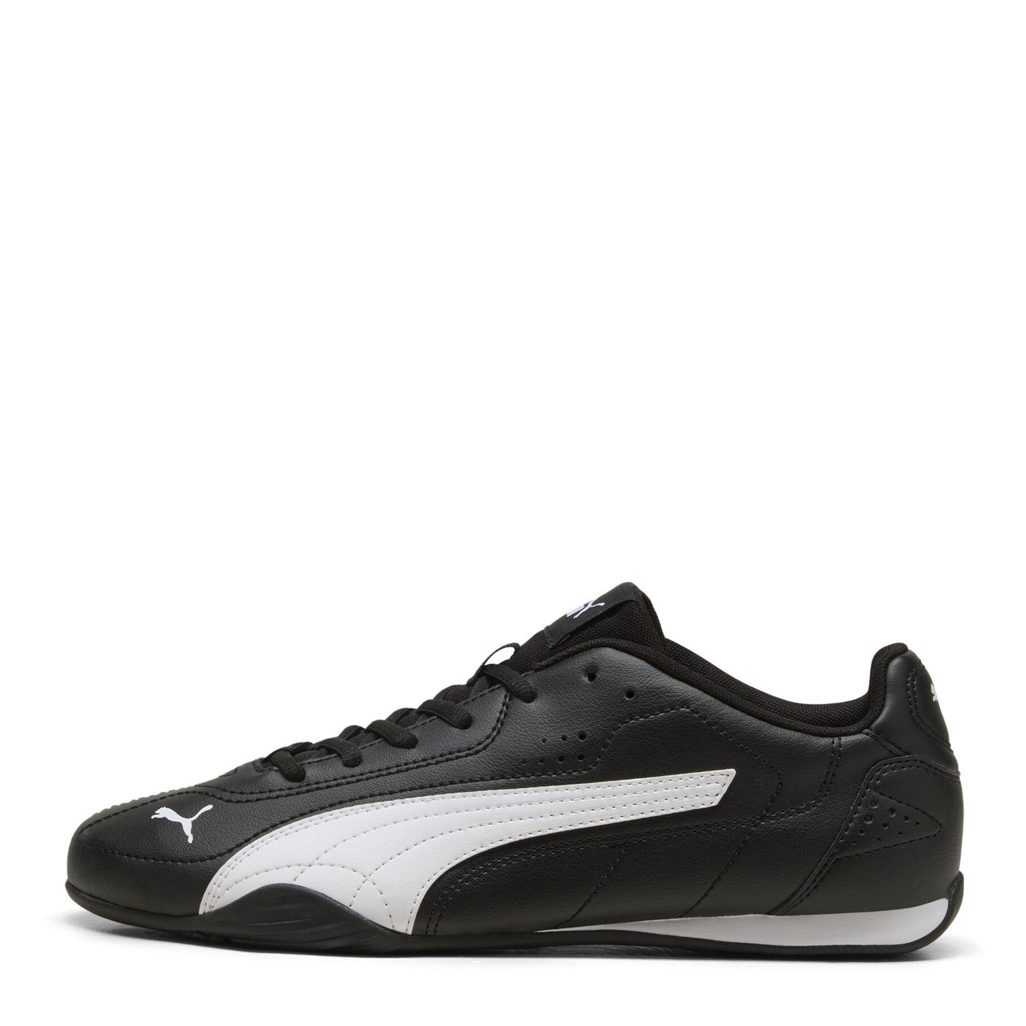 Blk/Wht Leather - Puma - Catch Low-Top Trainers - 2