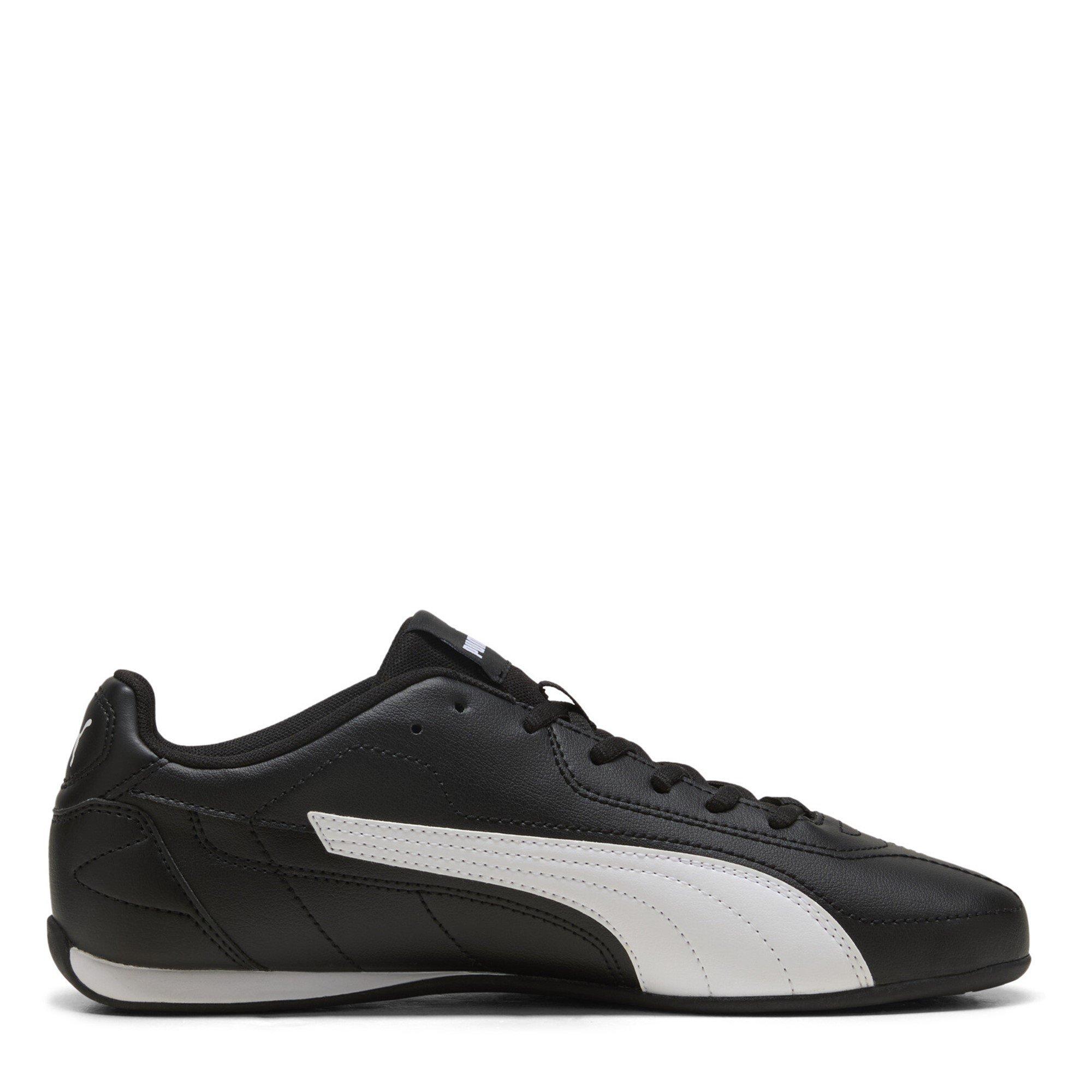 Blk/Wht Leather - Puma - Catch Low-Top Trainers - 4