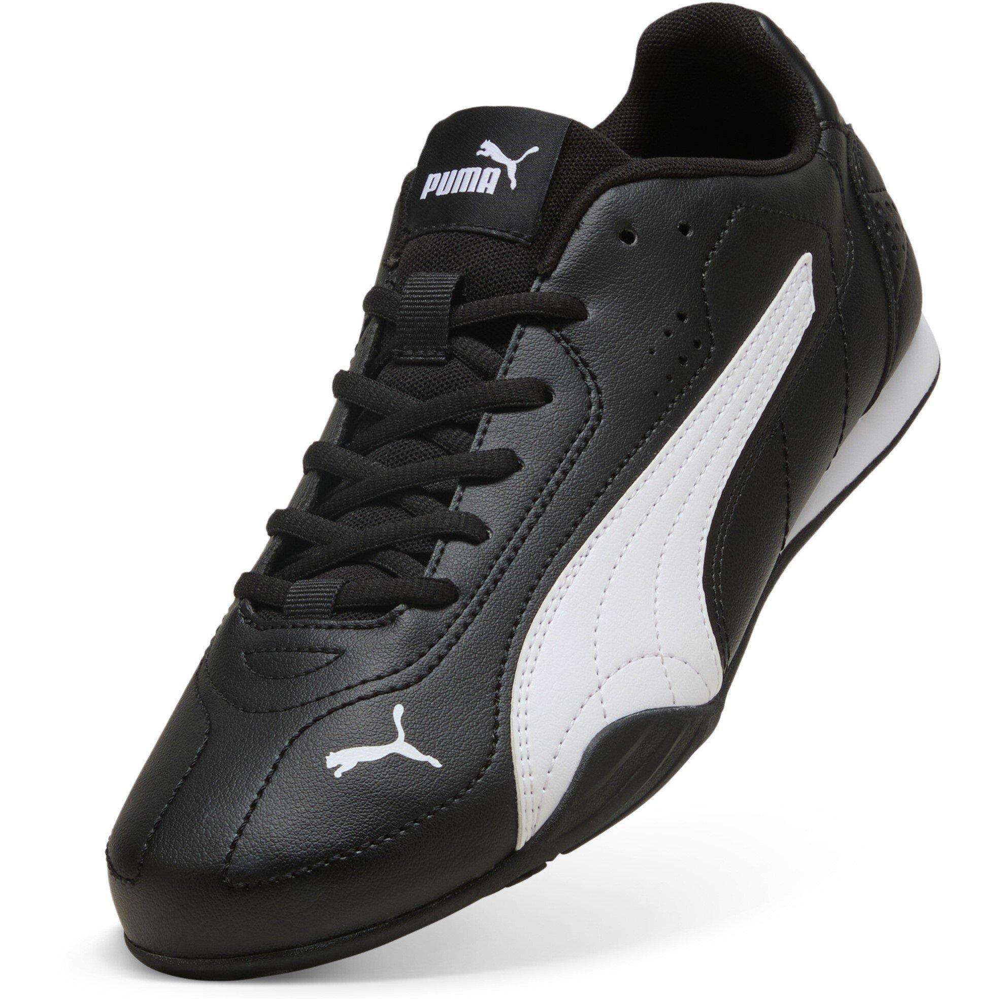 Blk/Wht Leather - Puma - Catch Low-Top Trainers - 6