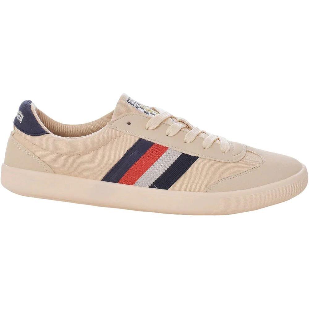 Off White/Beige - Lambretta - Men's Vulkn Boat Shoes - 1