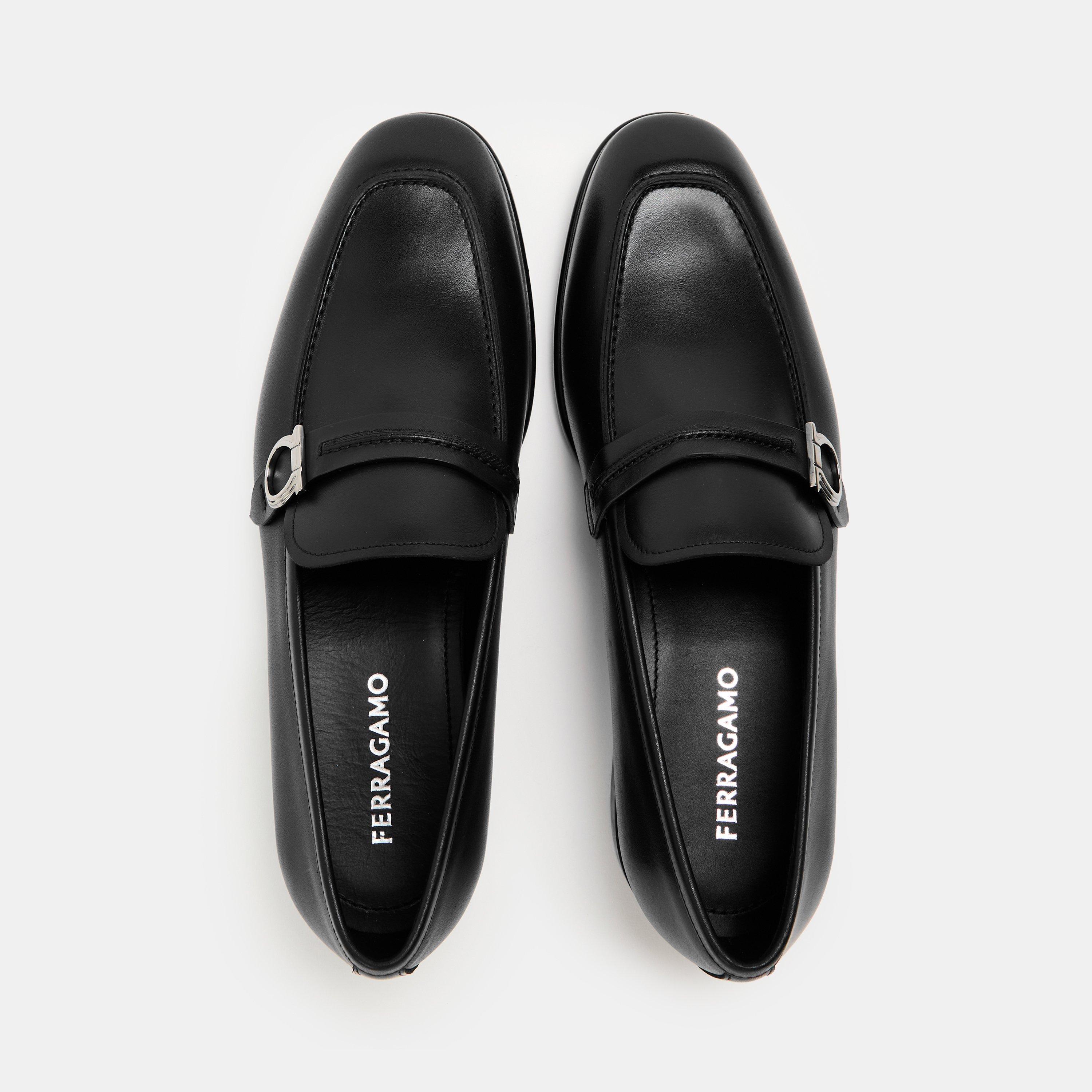 Nero - Ferragamo - Men's Caspian Loafers - 4