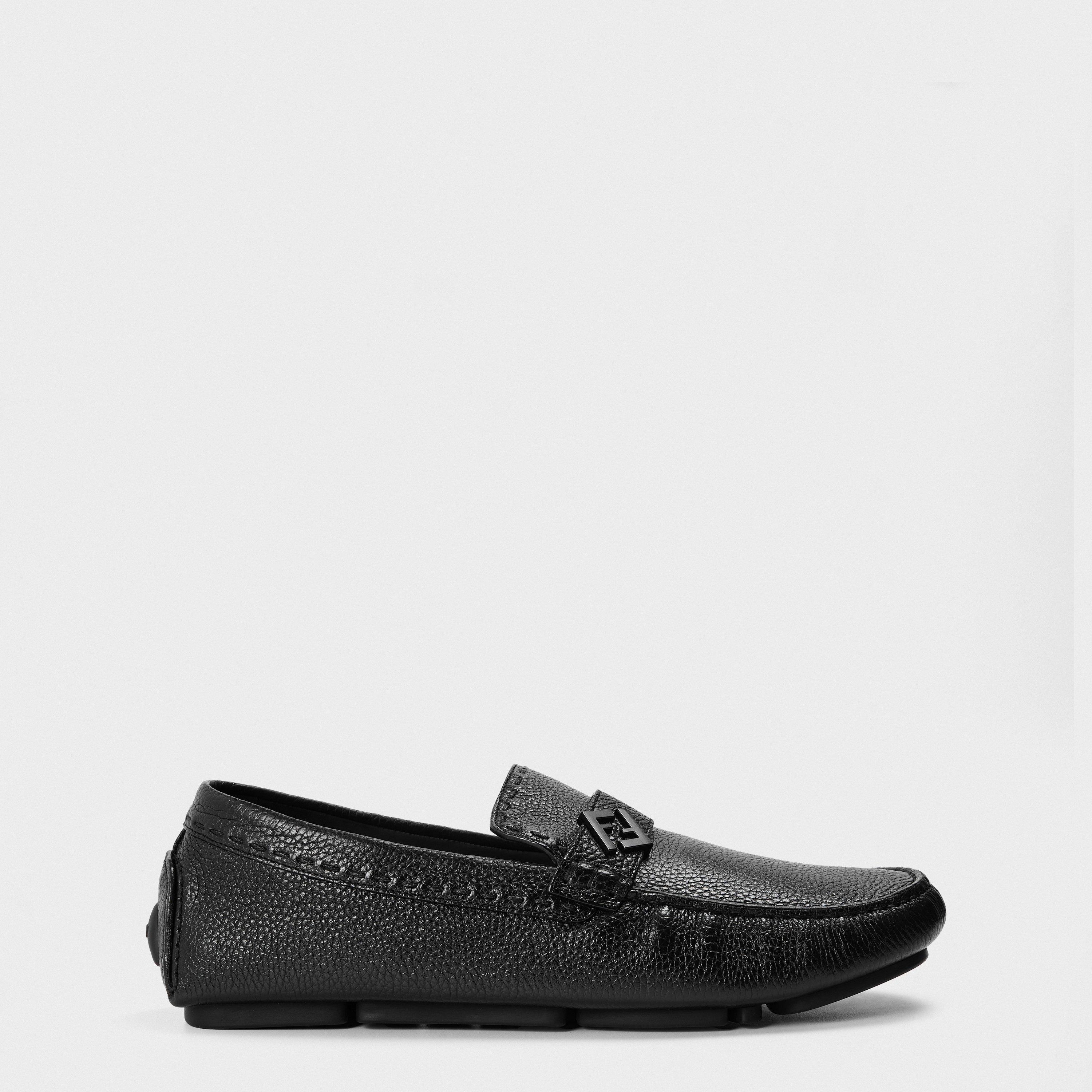 Fendi Men's Loafers - Black - Size 8 (42)