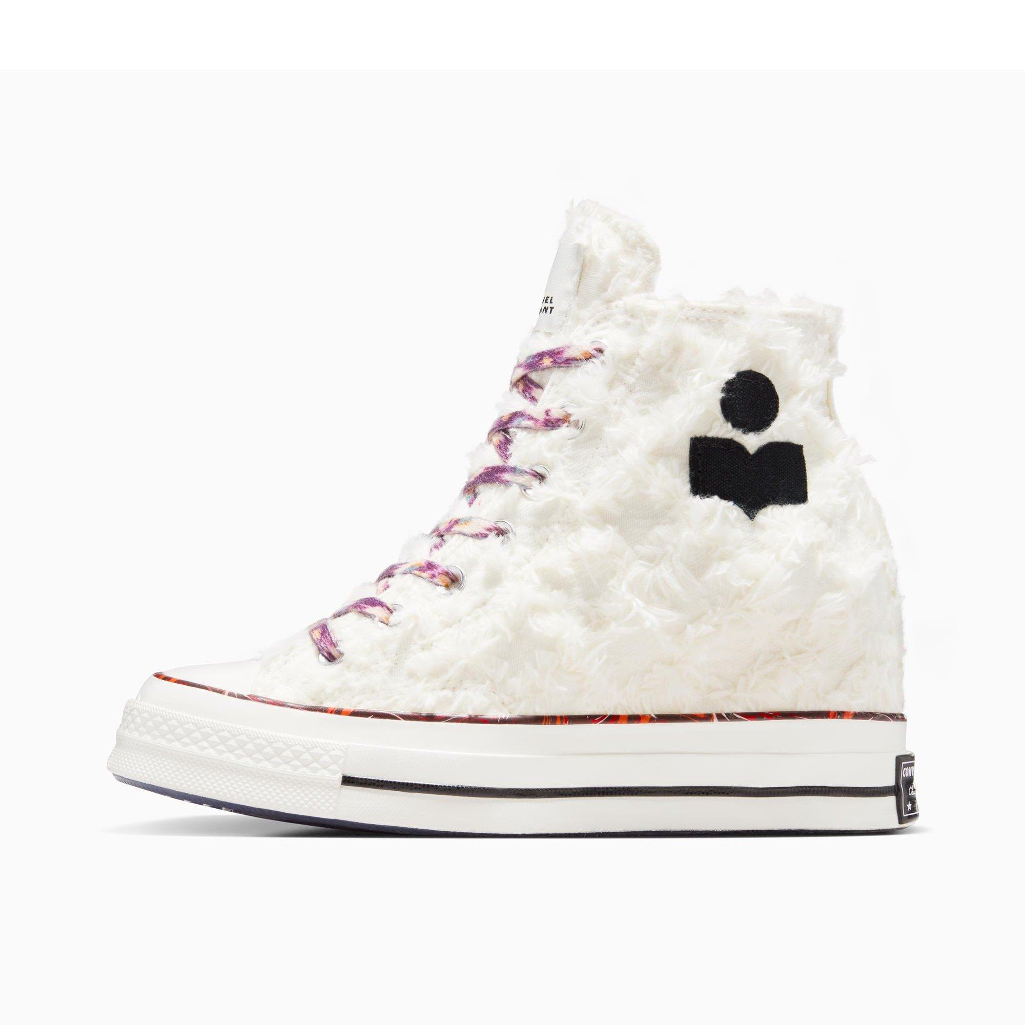 101-Natural - Converse - Women's Chuck 70 Wedge Hi Vanilla Trainers - 2
