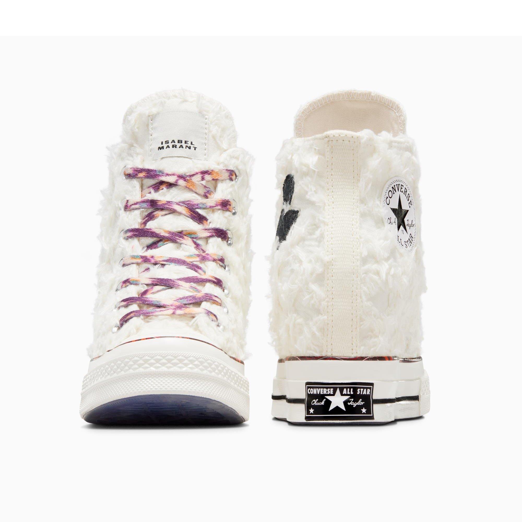 101-Natural - Converse - Women's Chuck 70 Wedge Hi Vanilla Trainers - 5