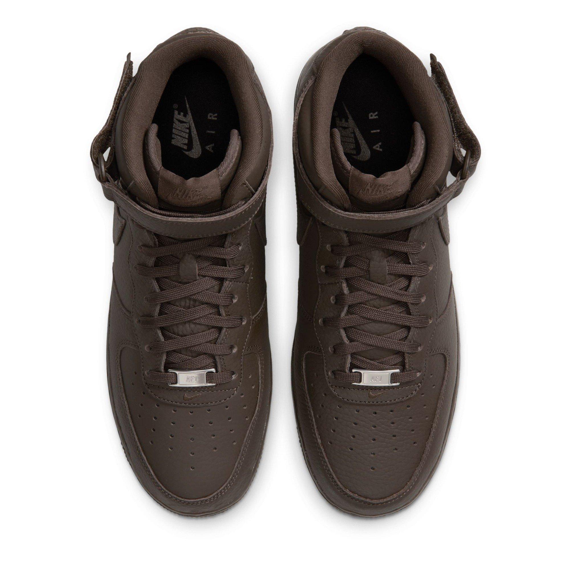 Brown - Nike - Men's Air Force 1 Mid 07 Leather Runners - 5