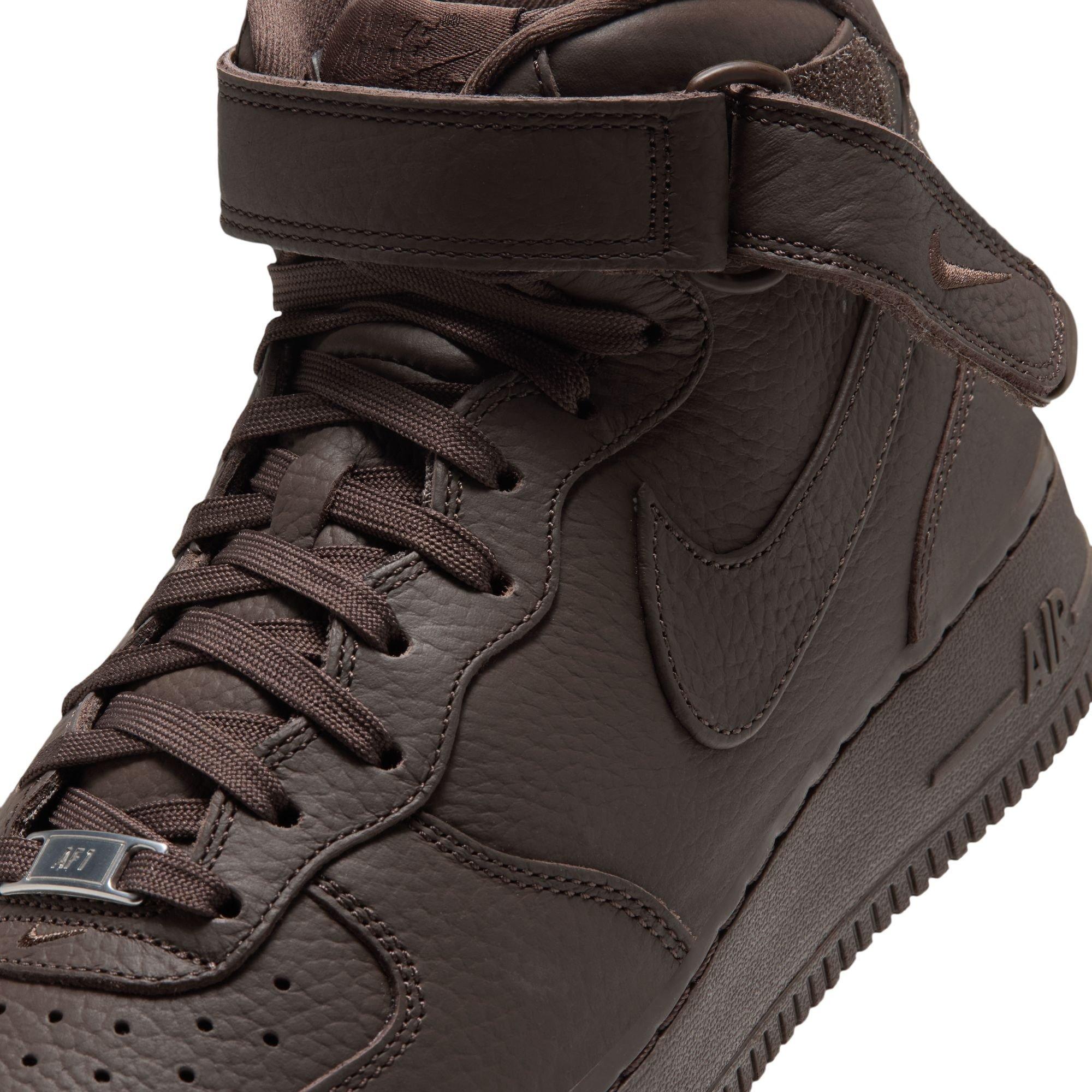 Brown - Nike - Men's Air Force 1 Mid 07 Leather Runners - 7