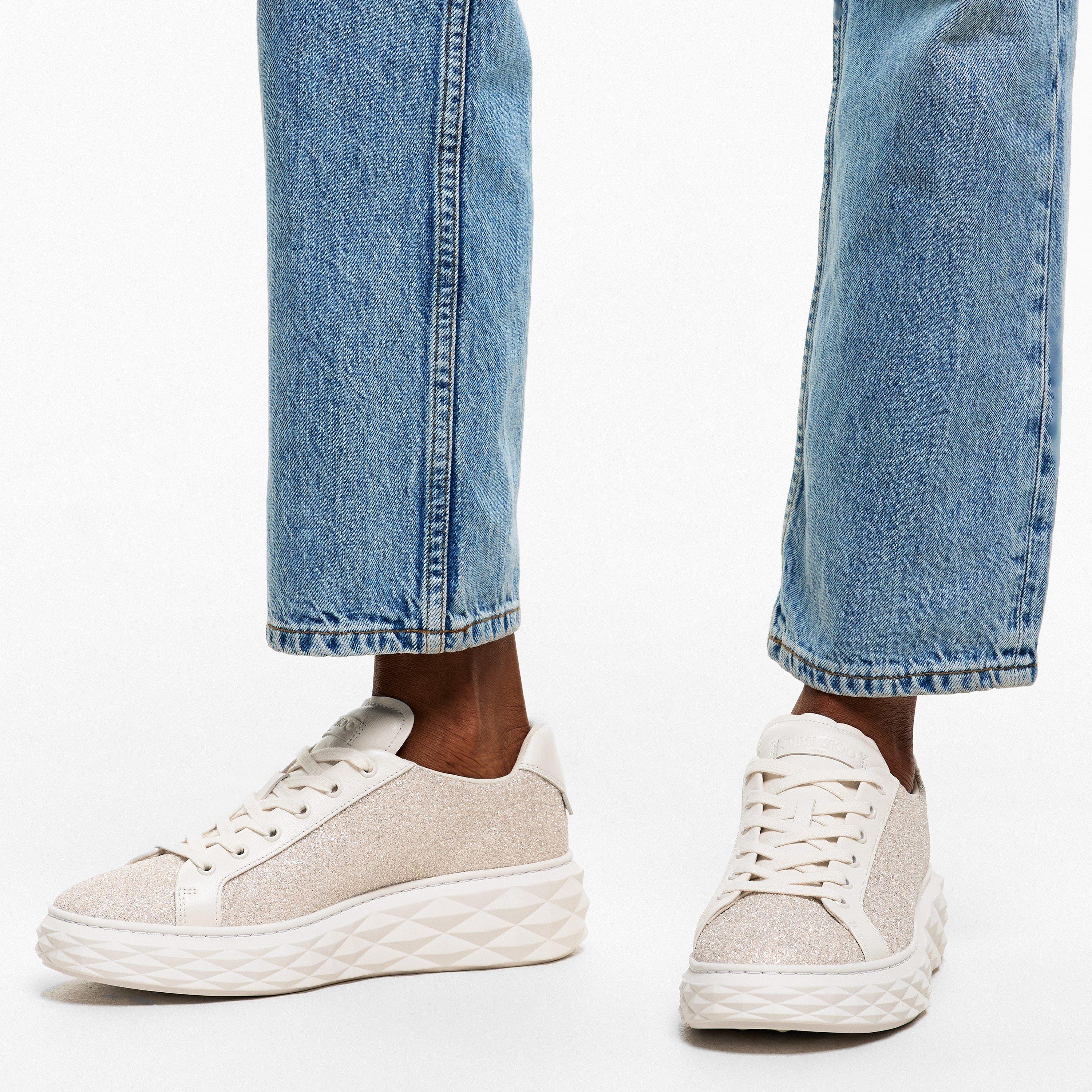 Light Gold - Jimmy Choo - Diamond Light Maxi Trainers - 3