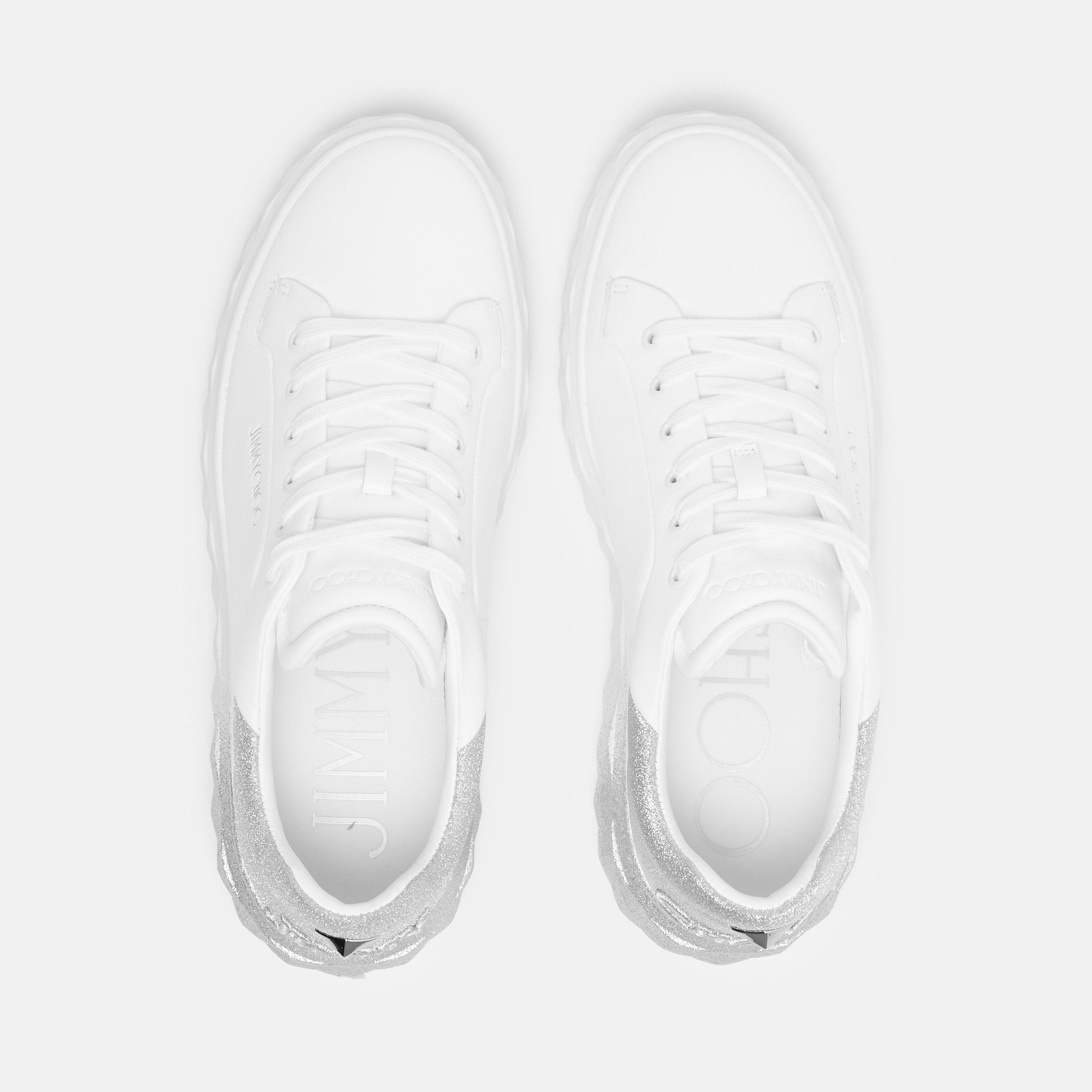 X White Silver - Jimmy Choo - Diamond Light Maxi Trainers - 5
