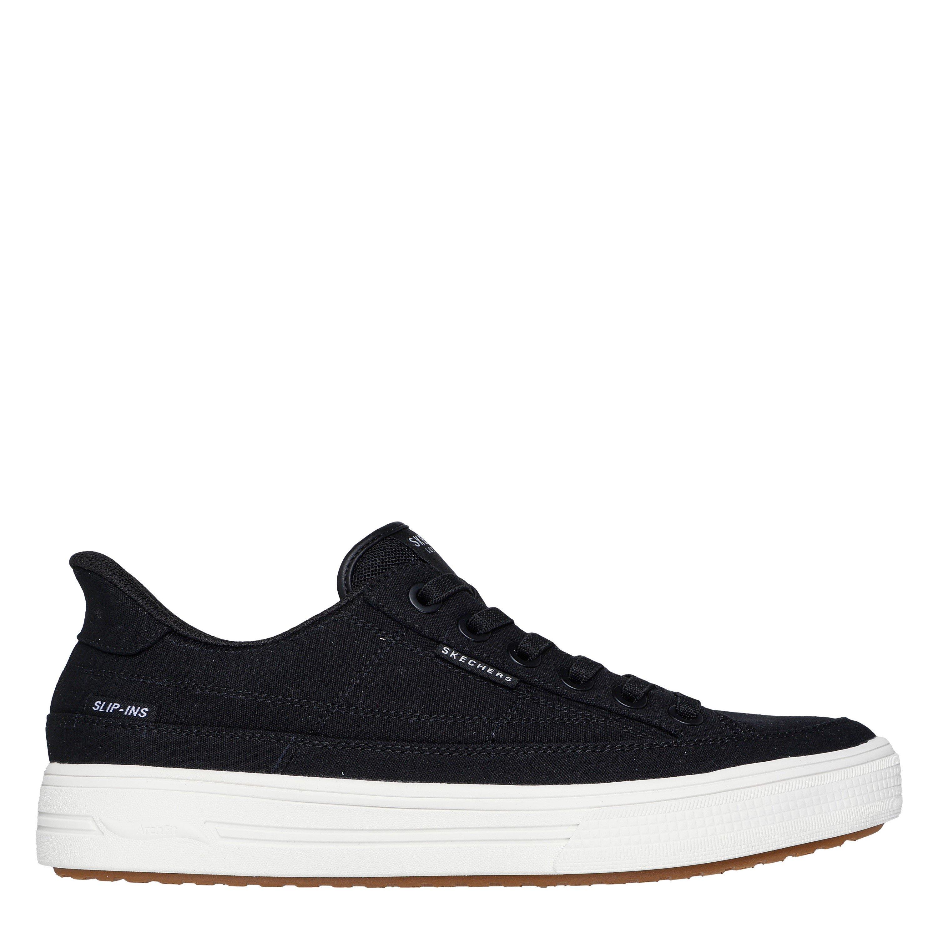 Black - Skechers - Arch Fit Arcade - See Ya Ther Slip On Trainers Mens - 3