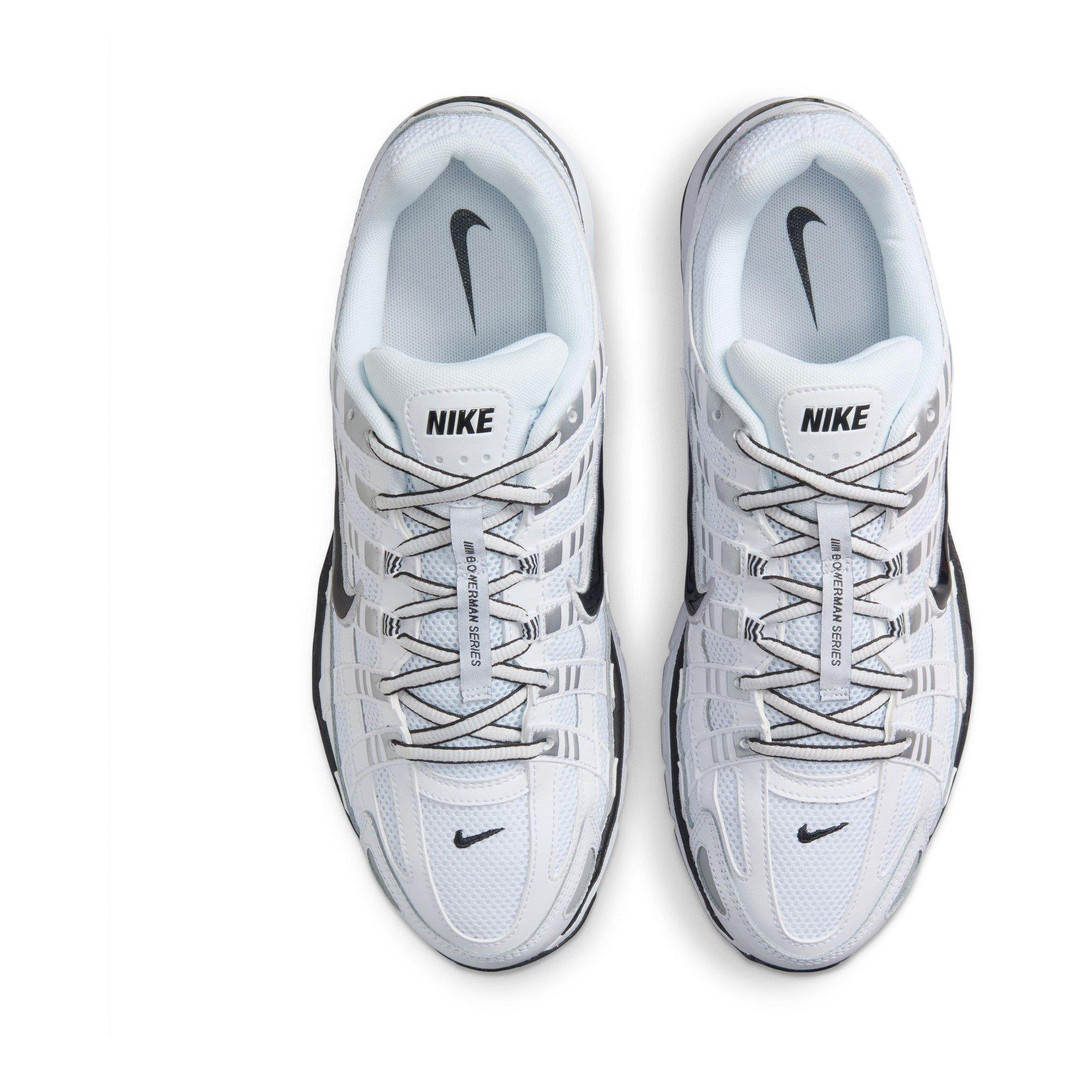 BIANCO/NERO-MET - Nike - Men's Low-Top Trainers - 5