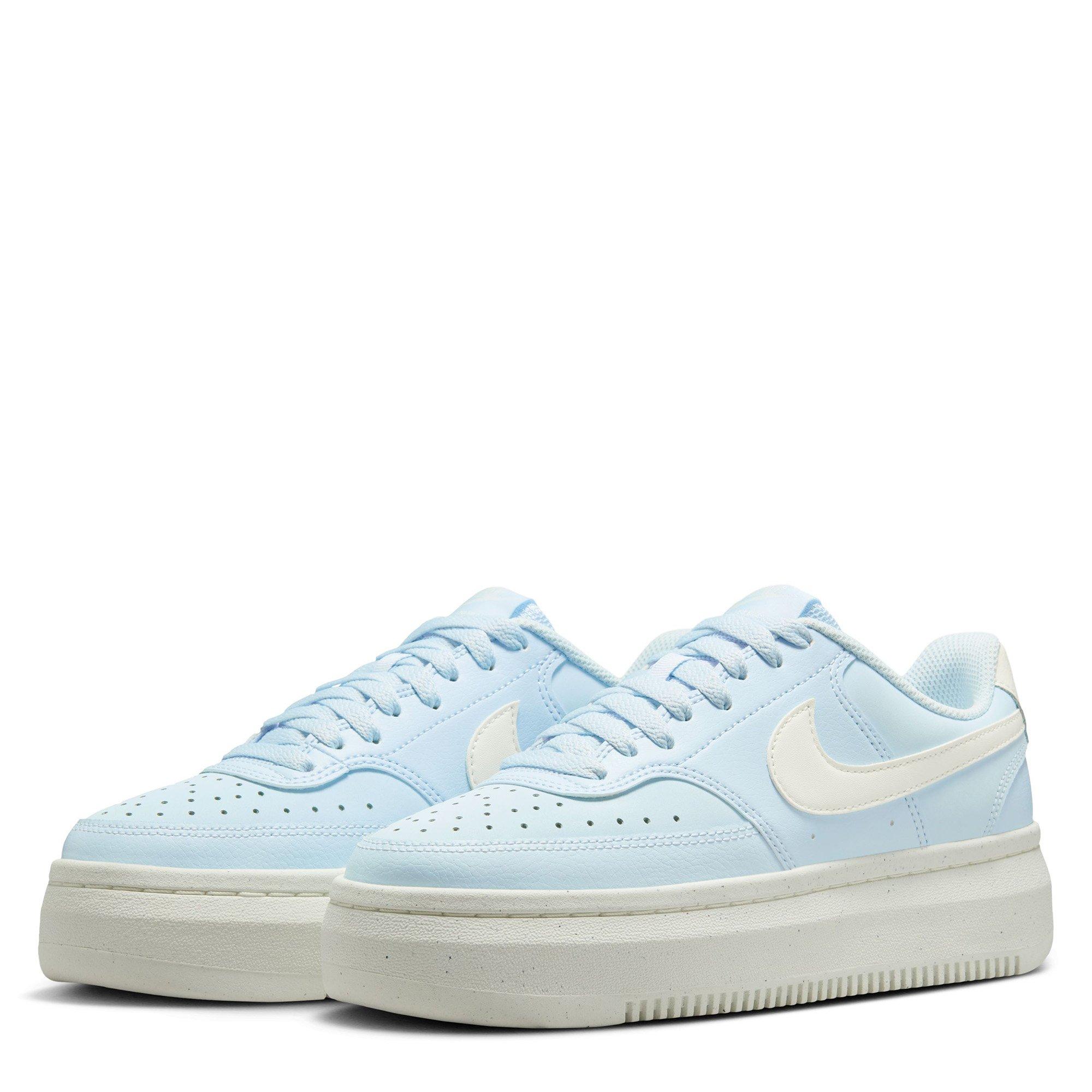 Blue Tint/Sail - Nike - Court Vision Alta Womens Shoes - 5