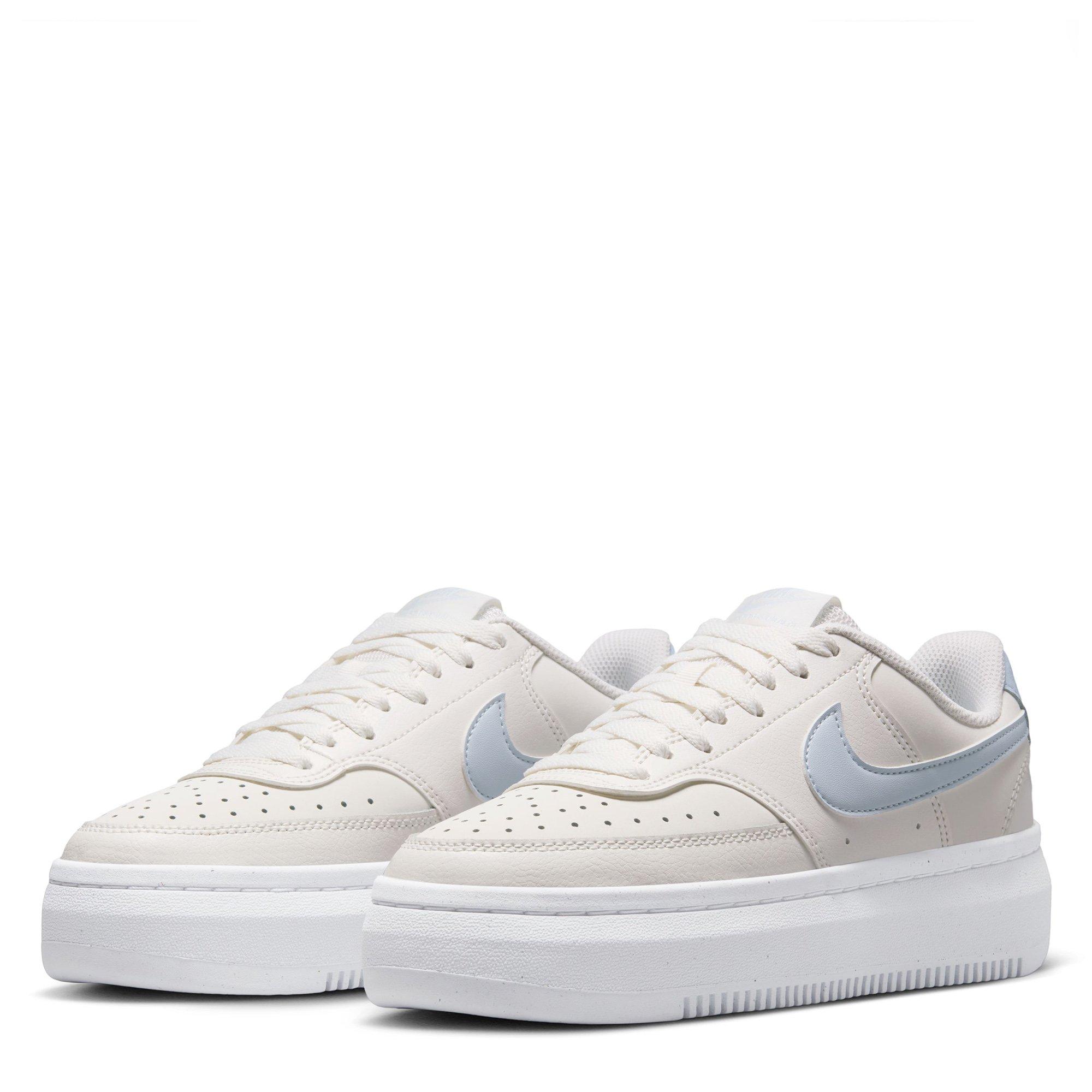 Sail/Blue-Tint - Nike - Court Vision Alta Womens Shoes - 5